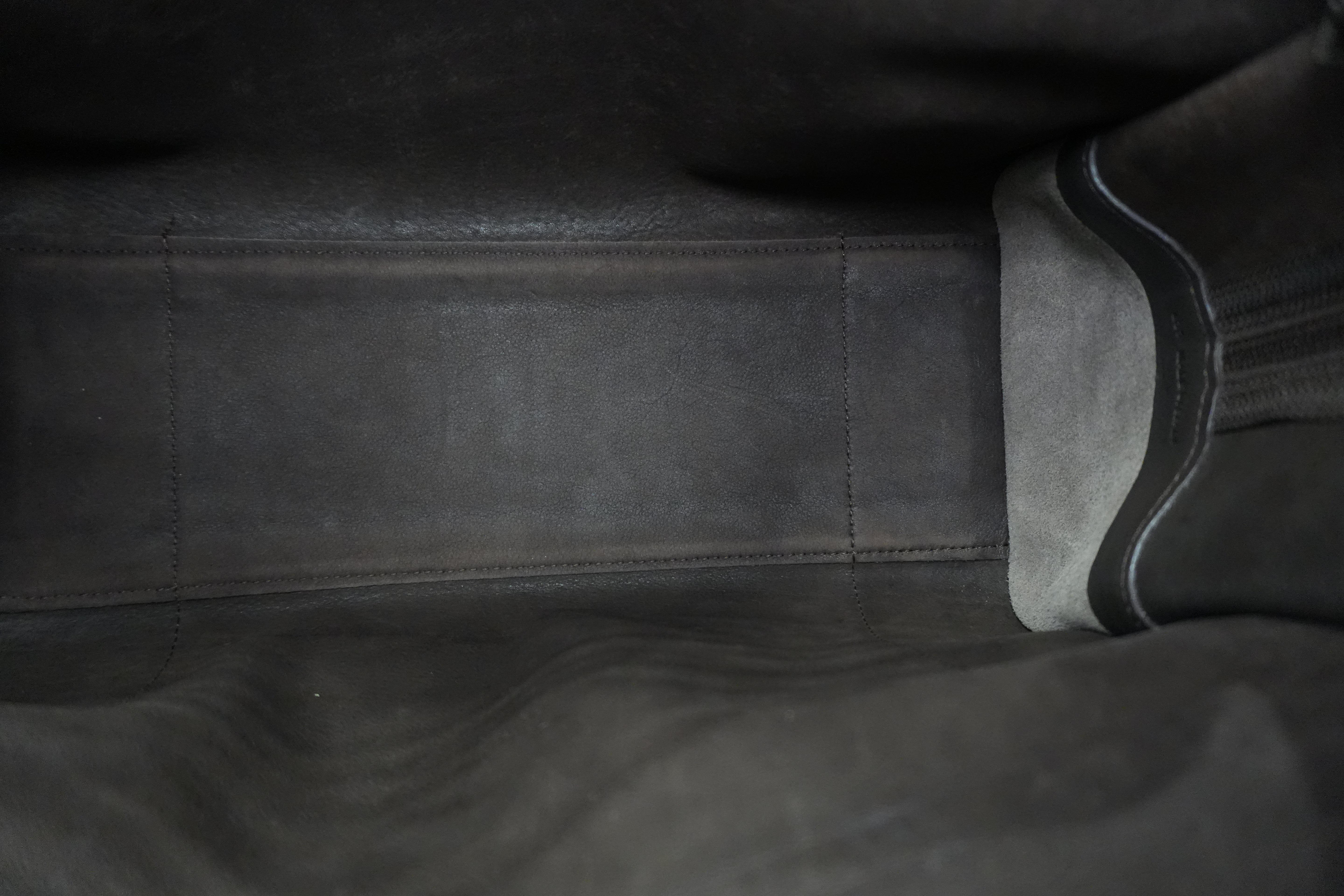 Pre-owned Loewe Suede Leather Anagram Amazona Handbag Brown