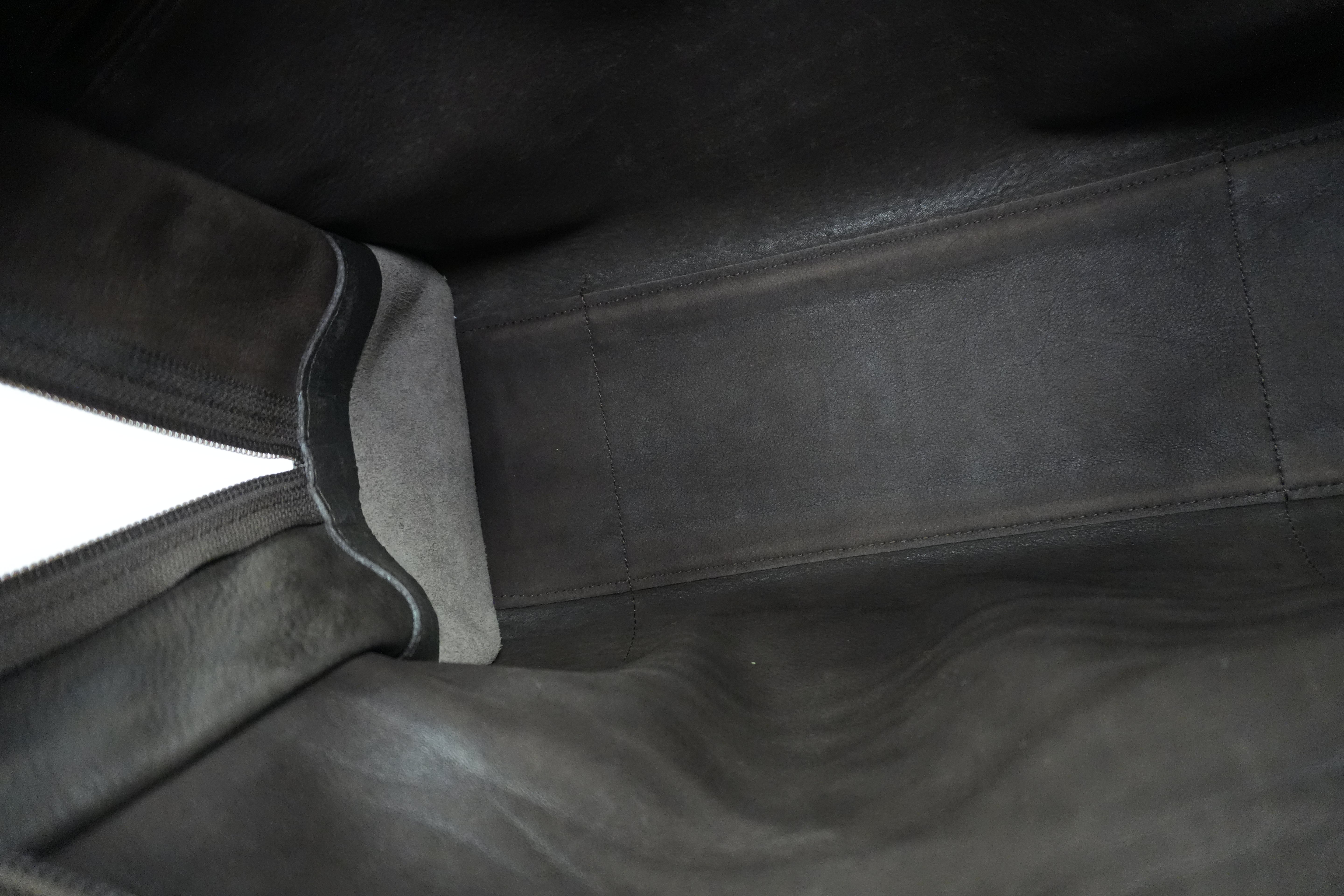 Pre-owned Loewe Suede Leather Anagram Amazona Handbag Brown