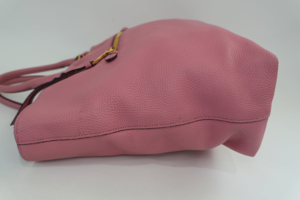 Pre-Owned Prada Daino Tote Bag Pink