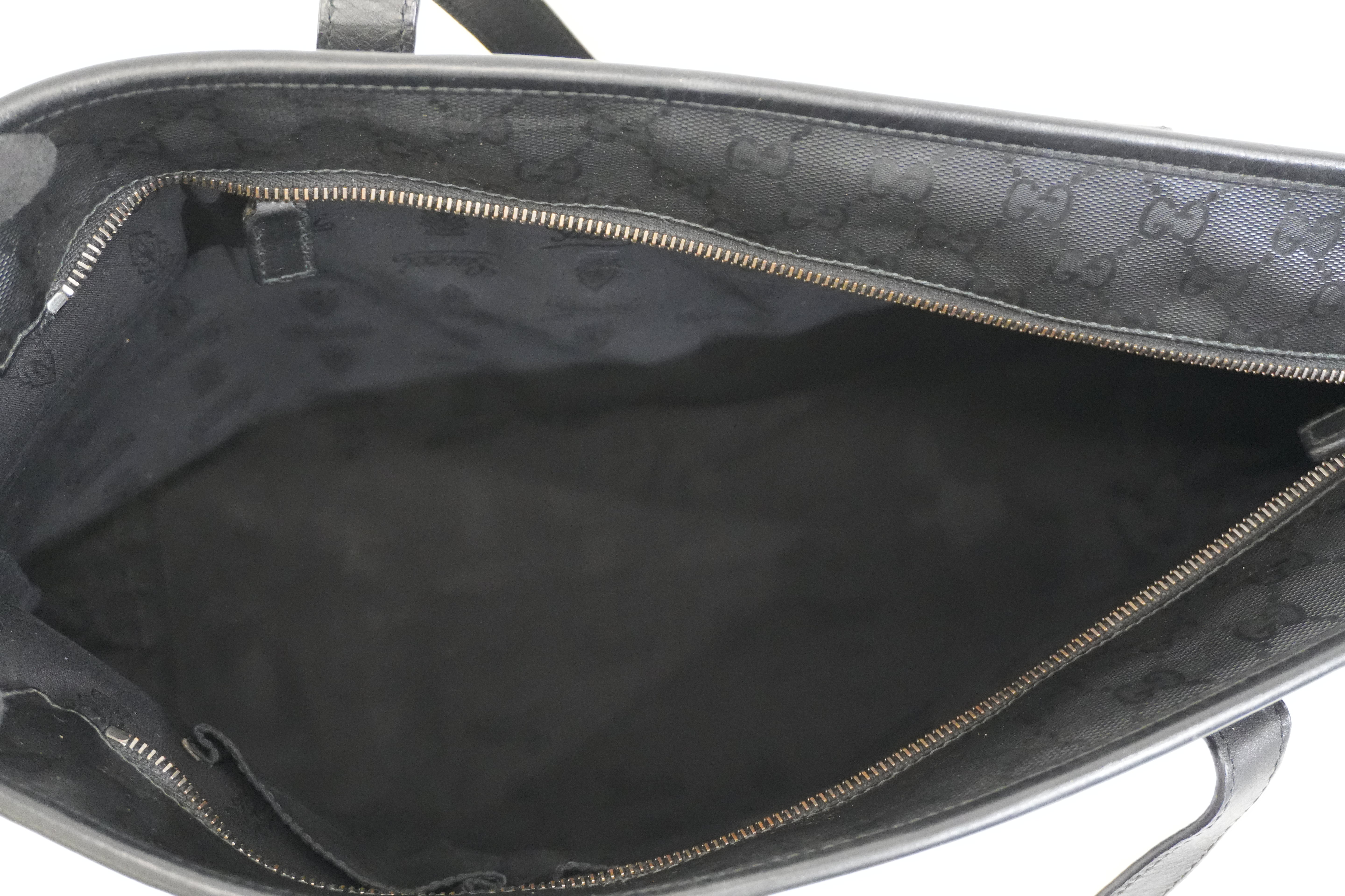 Pre-owned Gucci Guccisima Tote Bag Black