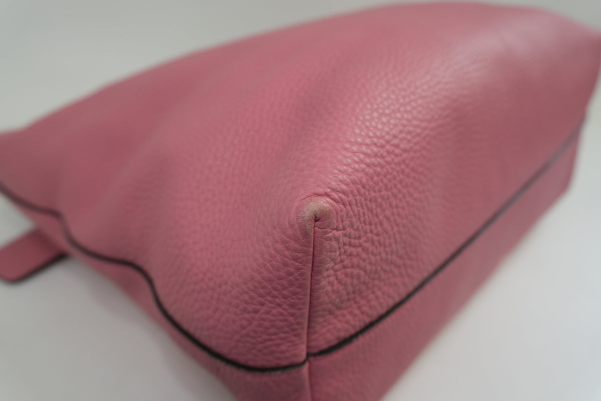 Pre-Owned Prada Daino Tote Bag Pink