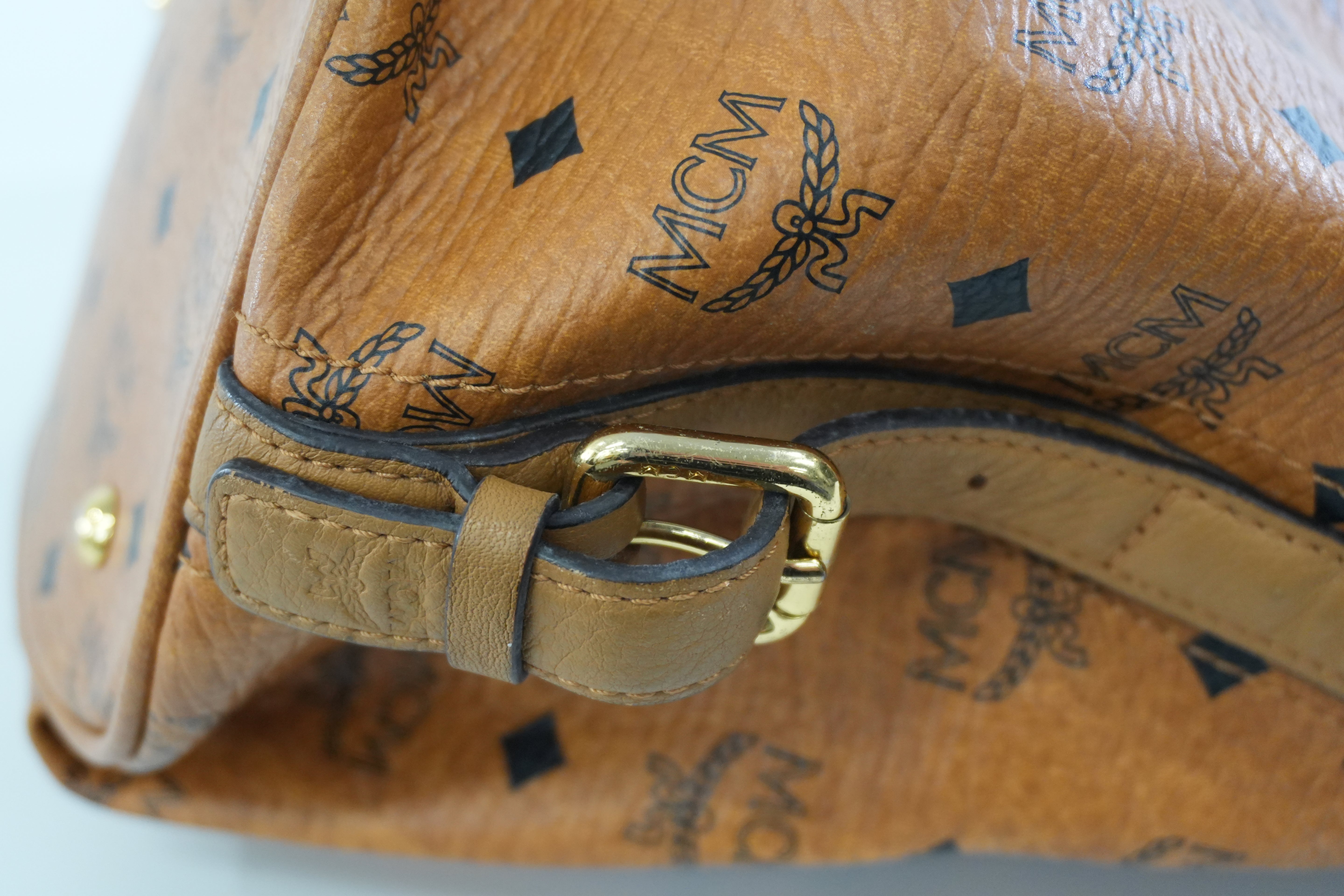 Pre-owned MCM Hobo Tote Bag Cognac