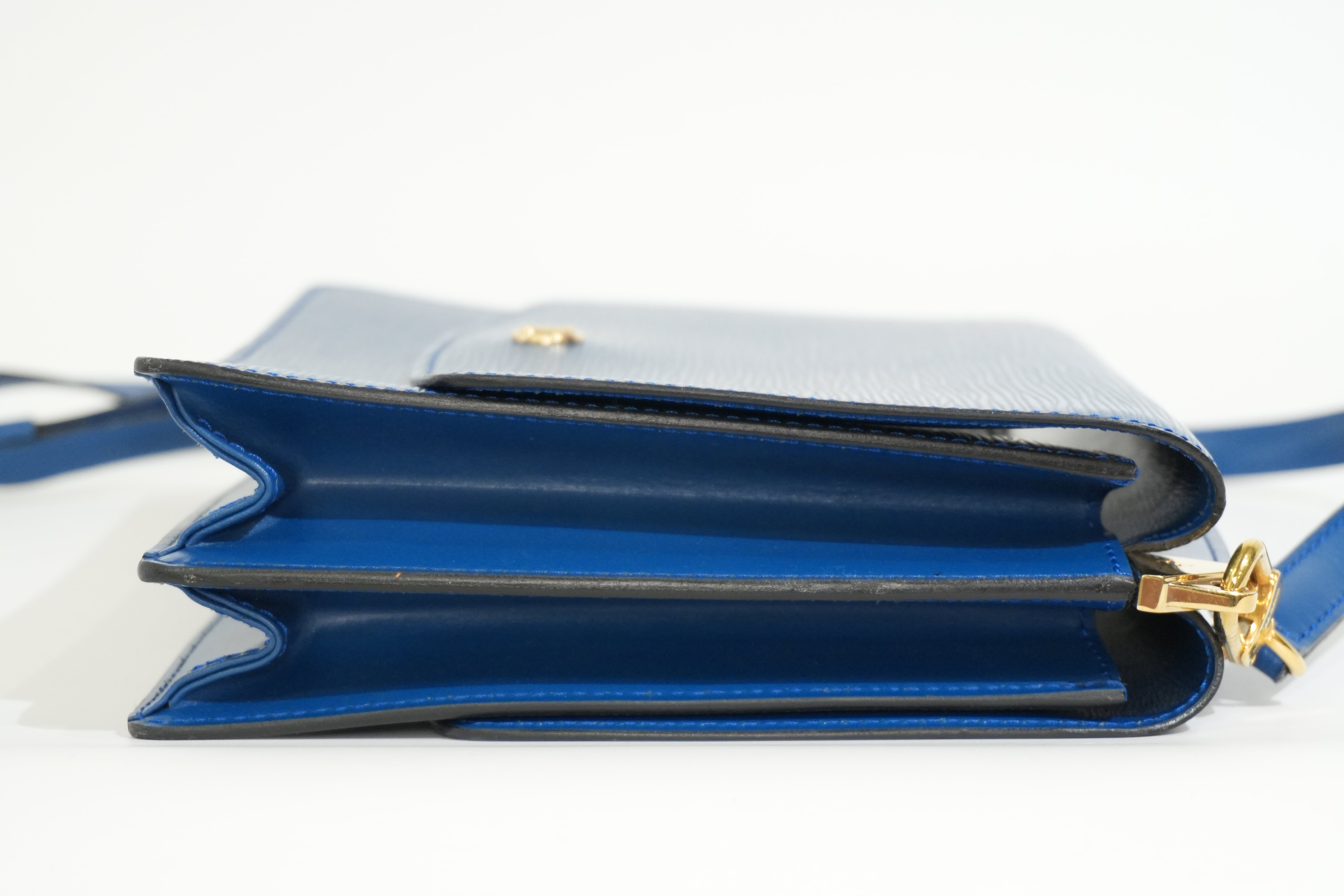 Pre-owned Louis Vuitton Epi Grenelle Crossbody Bag Blue
