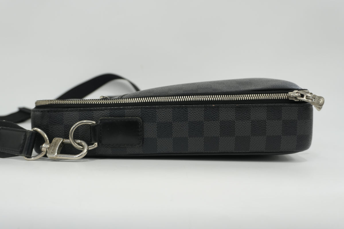 Pre-Owned Louis Vuitton Damier Graphite Steeve Briefcase