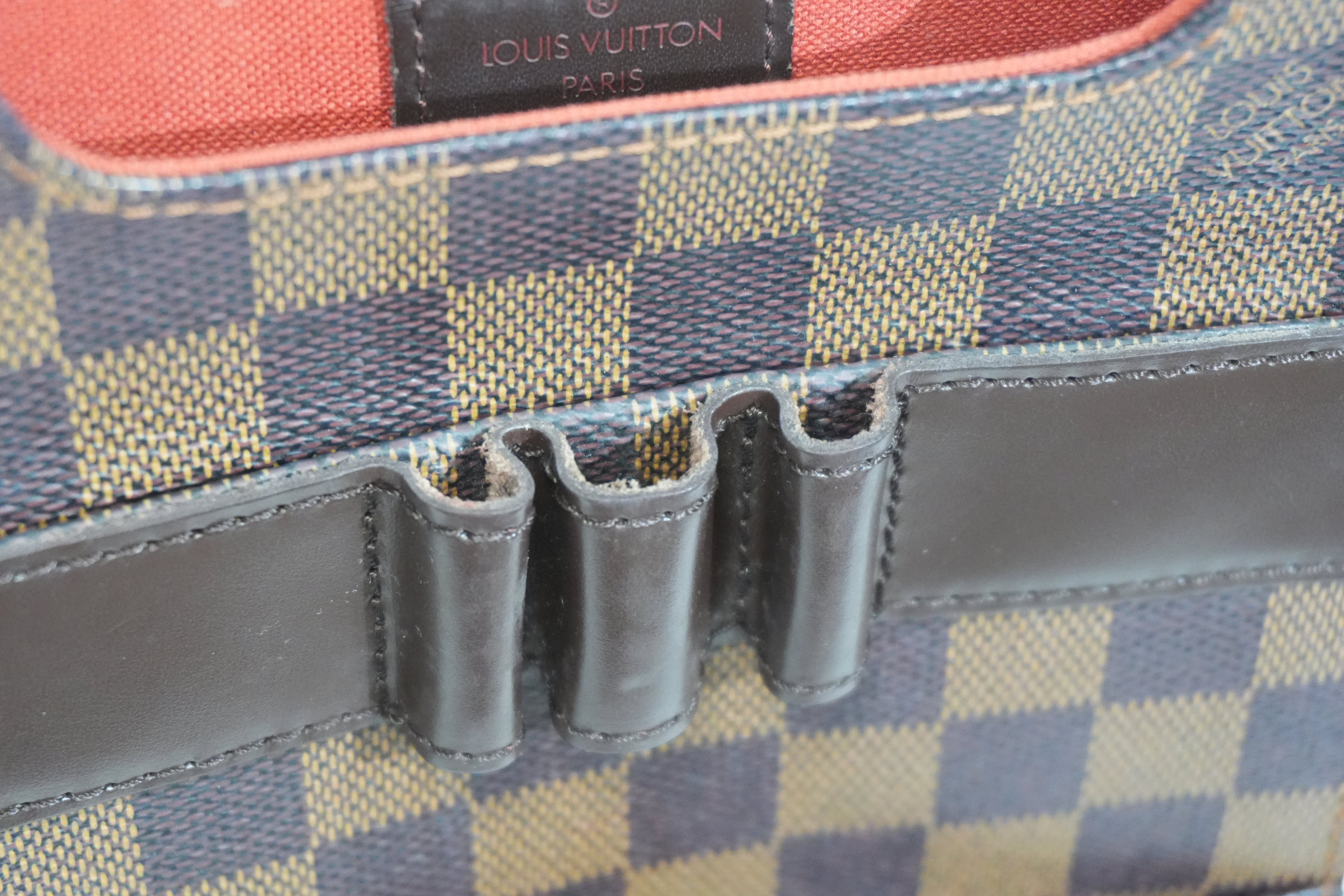 Pre-owned Louis Vuitton Damier Ebene Portobello Shoulder Bag