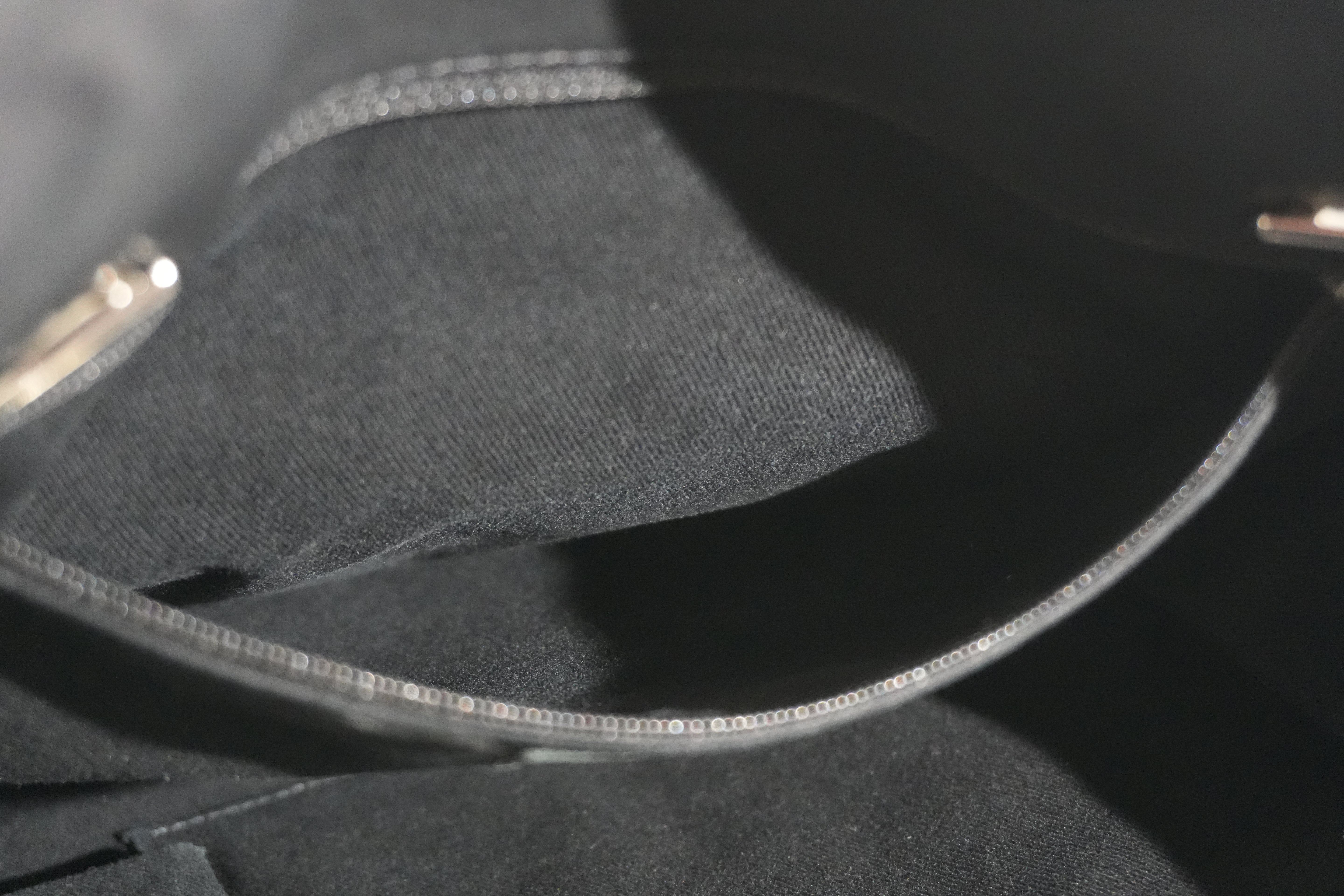 Pre-owned Lambskin Leather Business Tote Bag Black