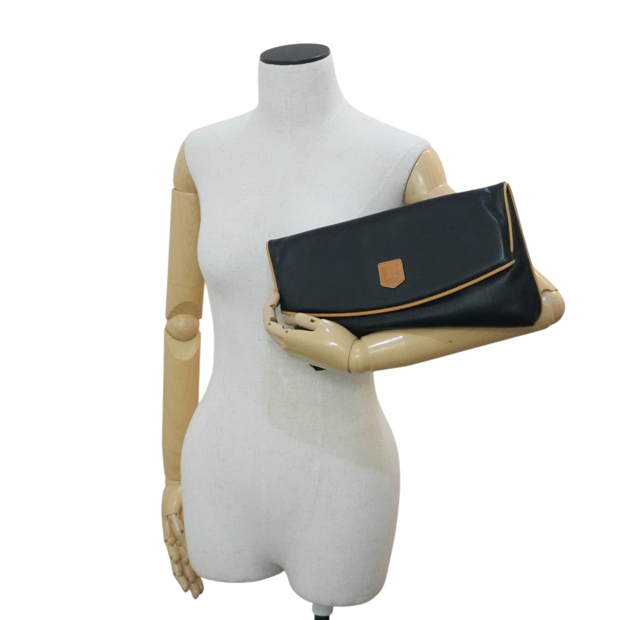 Pre-owned Celine Clutch Bag Black
