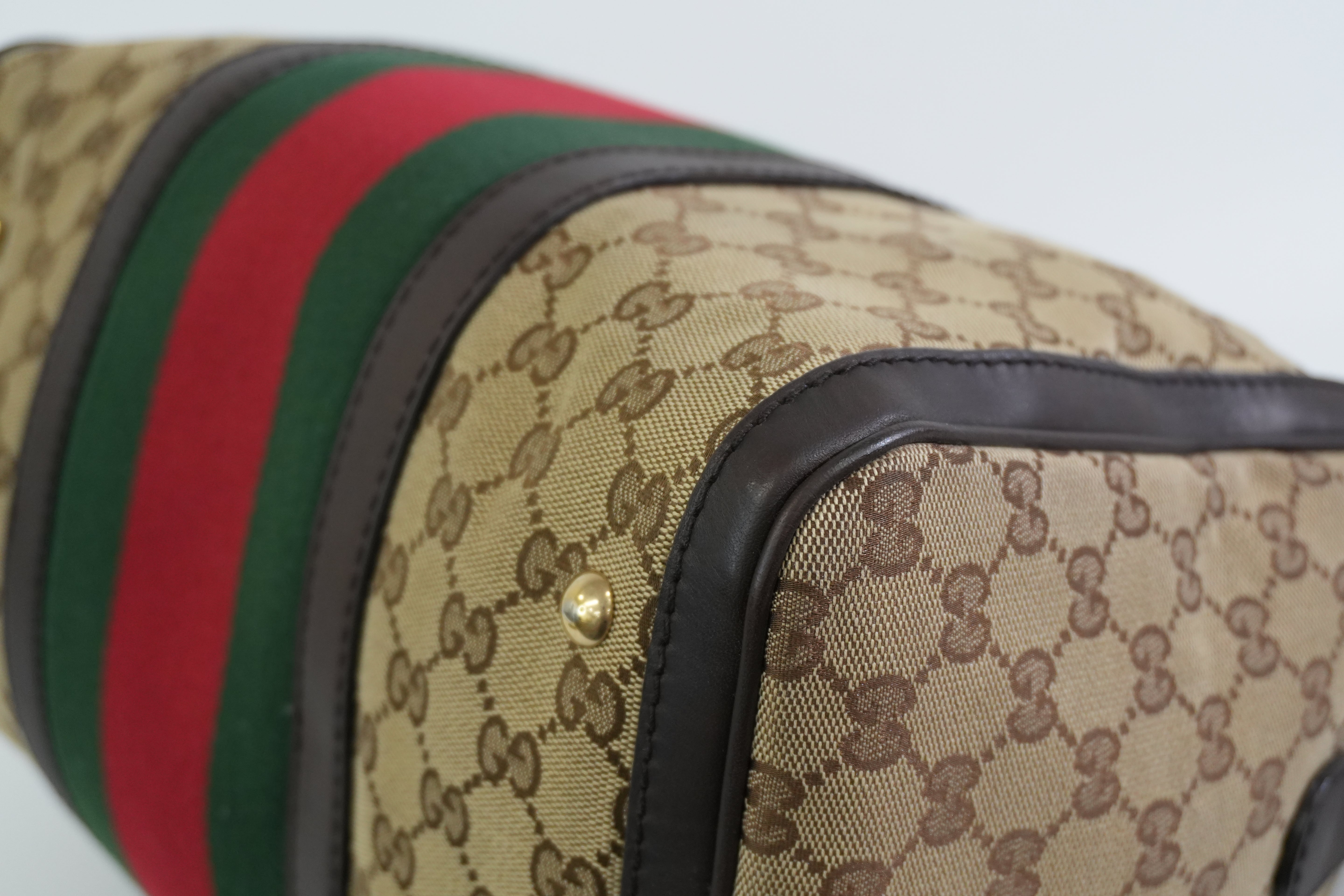 Pre-owned Gucci Two Way Ophidia Shoulder Bag Brown