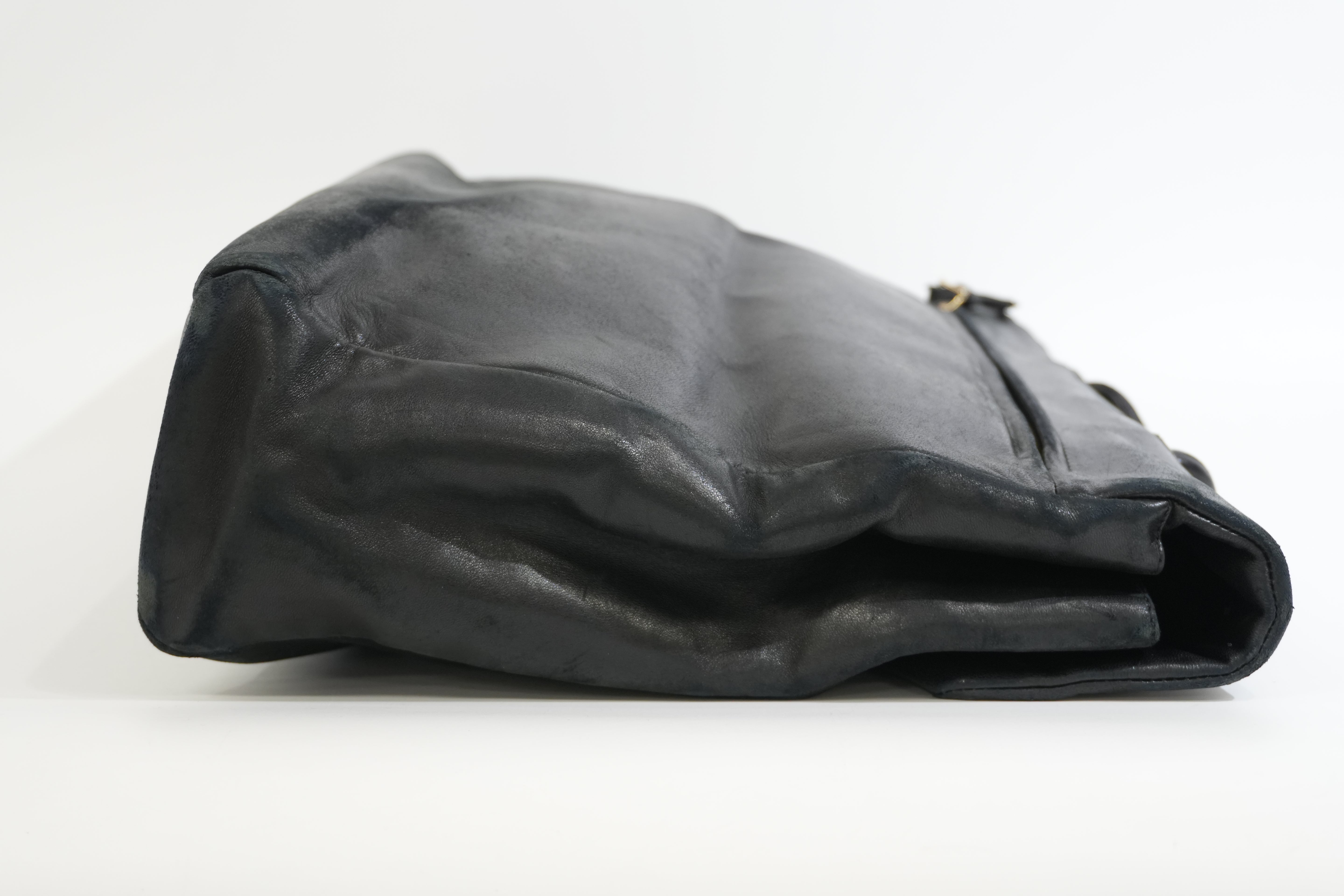Pre-owned Bottega Briefcase Black