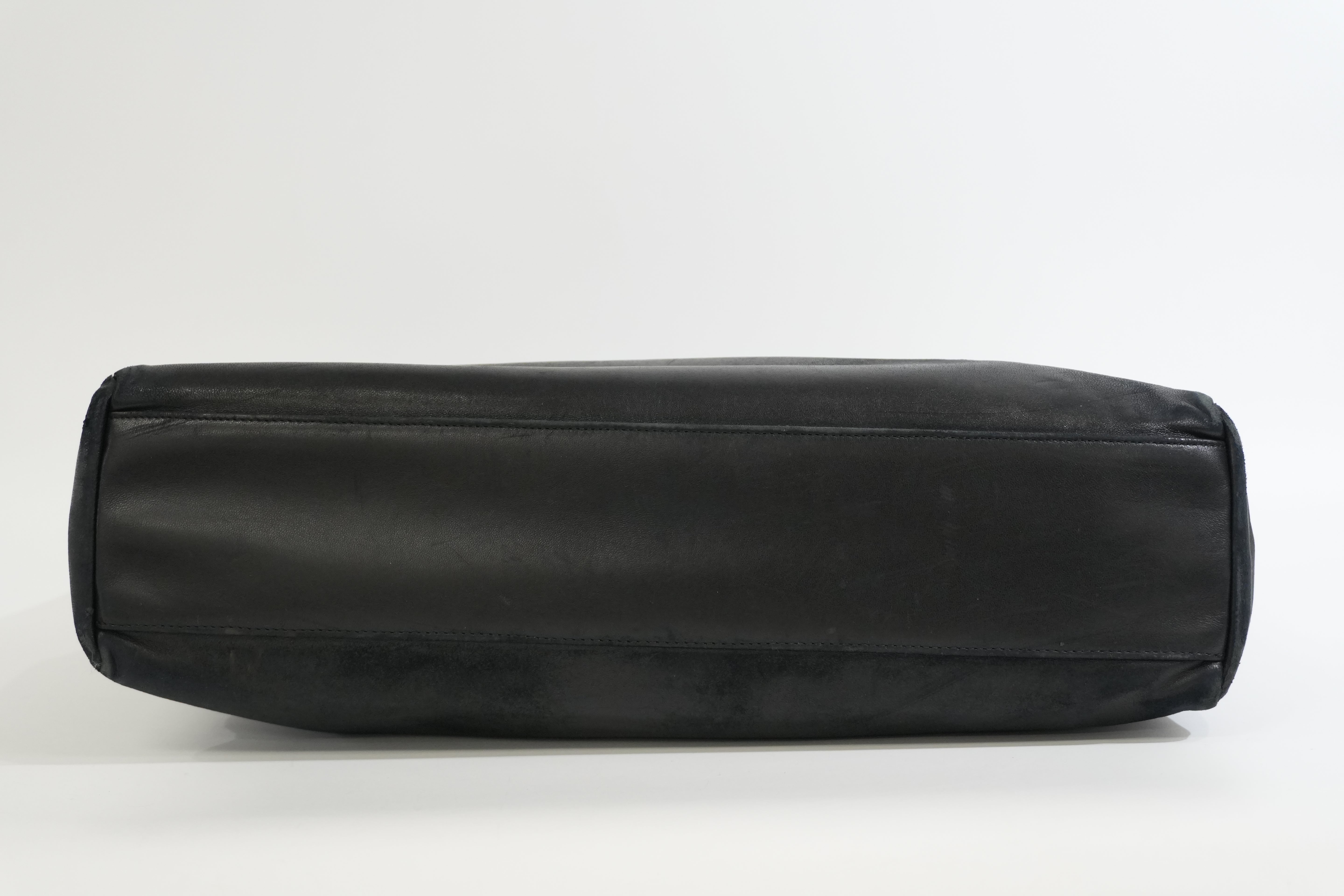 Pre-owned Bottega Briefcase Black