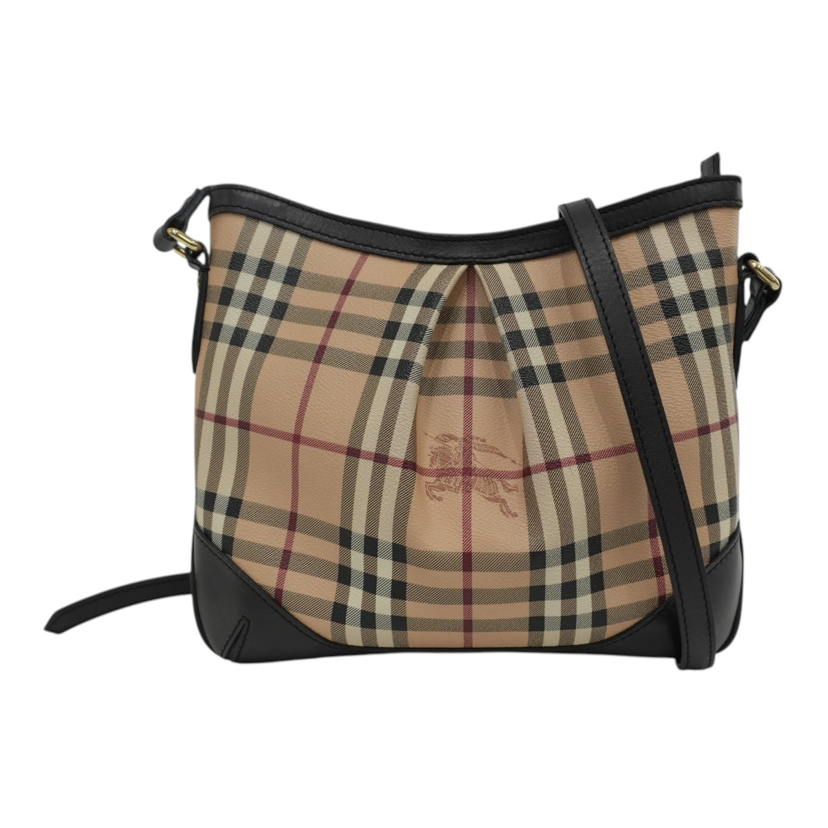 Pre-Owned Burberry Haymarket Check Hartham Crossbody Bag