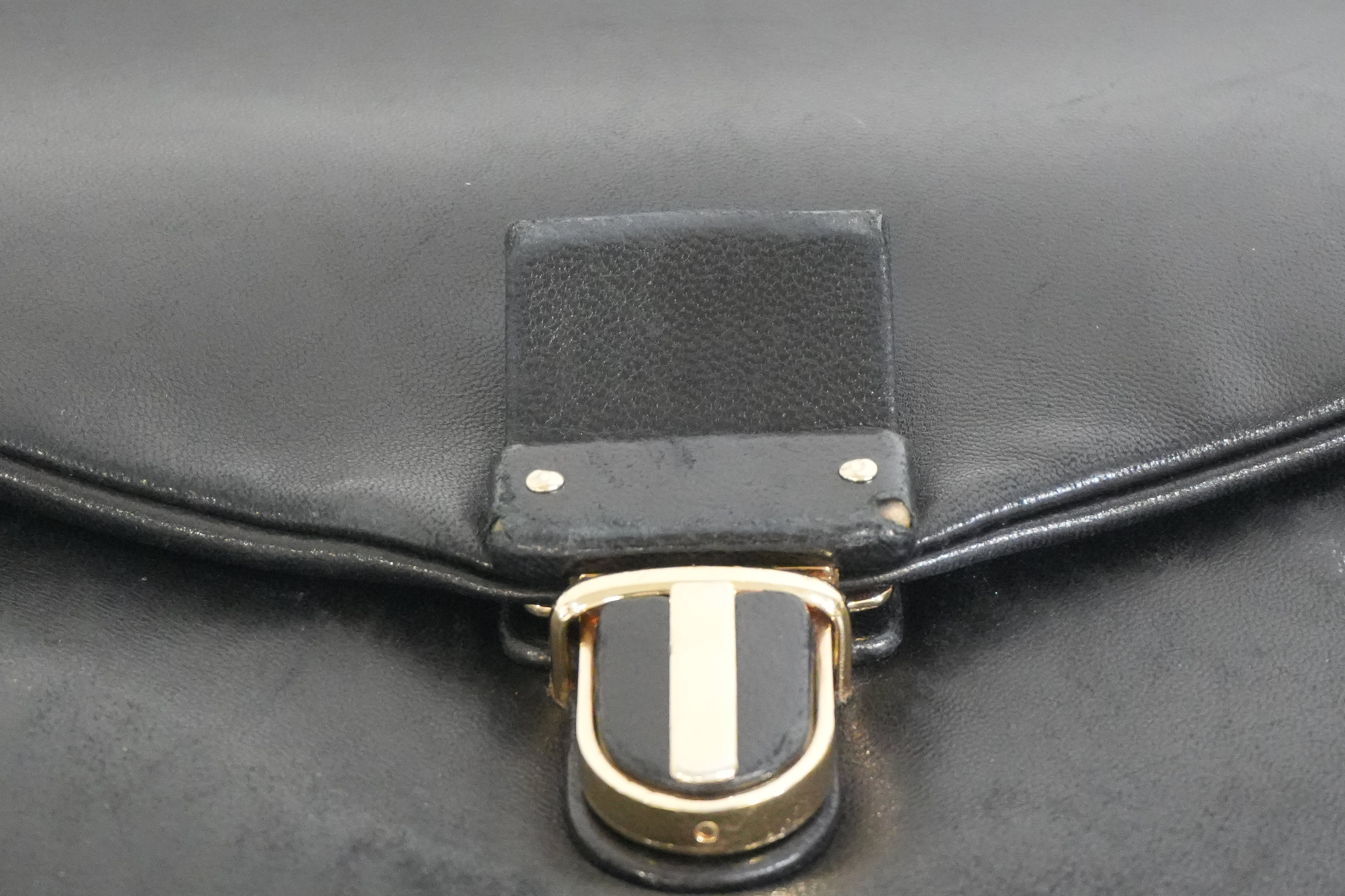 Pre-owned Bottega Briefcase Black