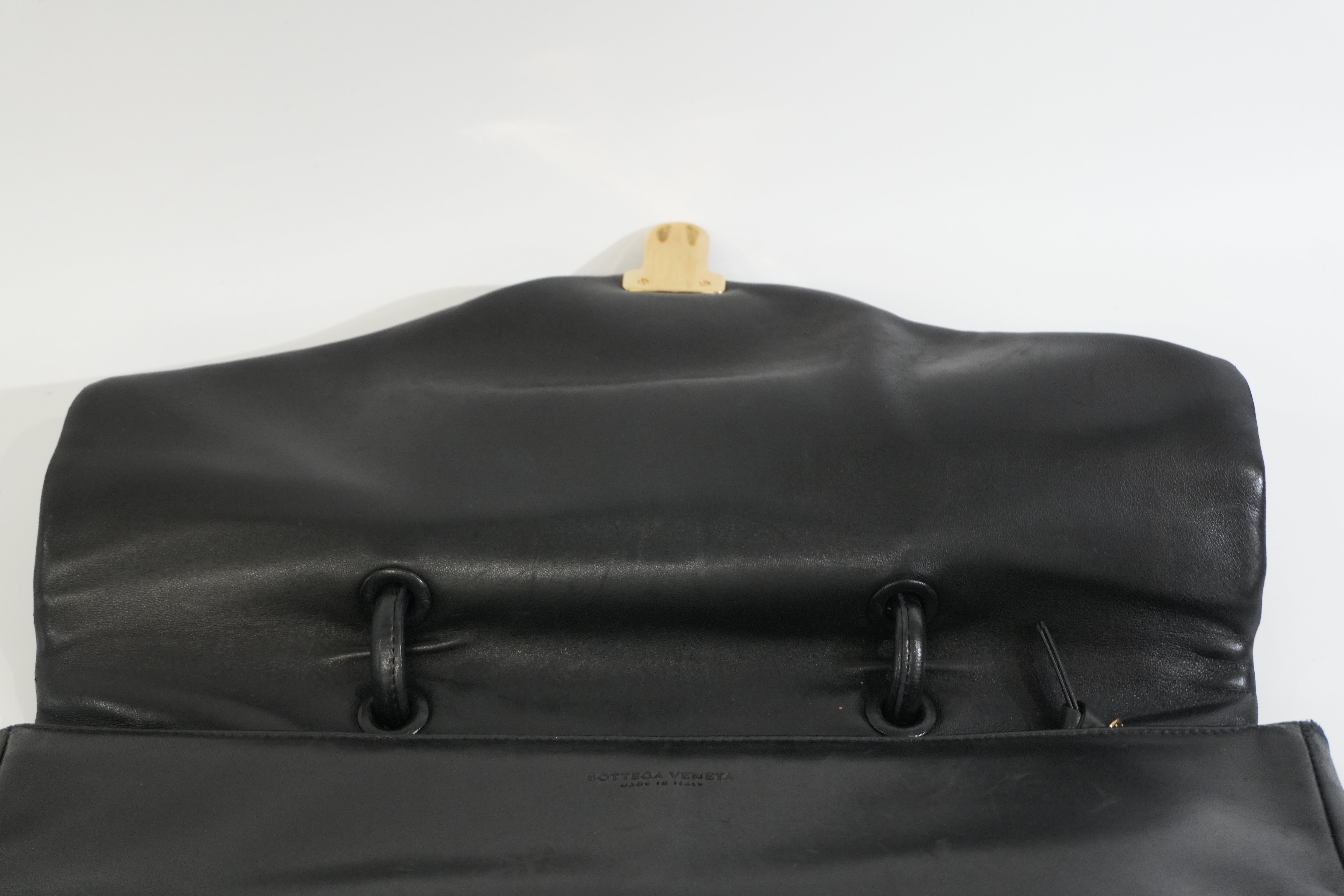 Pre-owned Bottega Briefcase Black