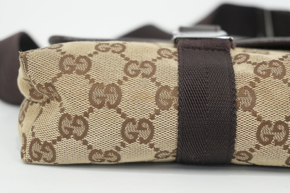 Pre-Owned Gucci GucciSima Belt Bag Brown