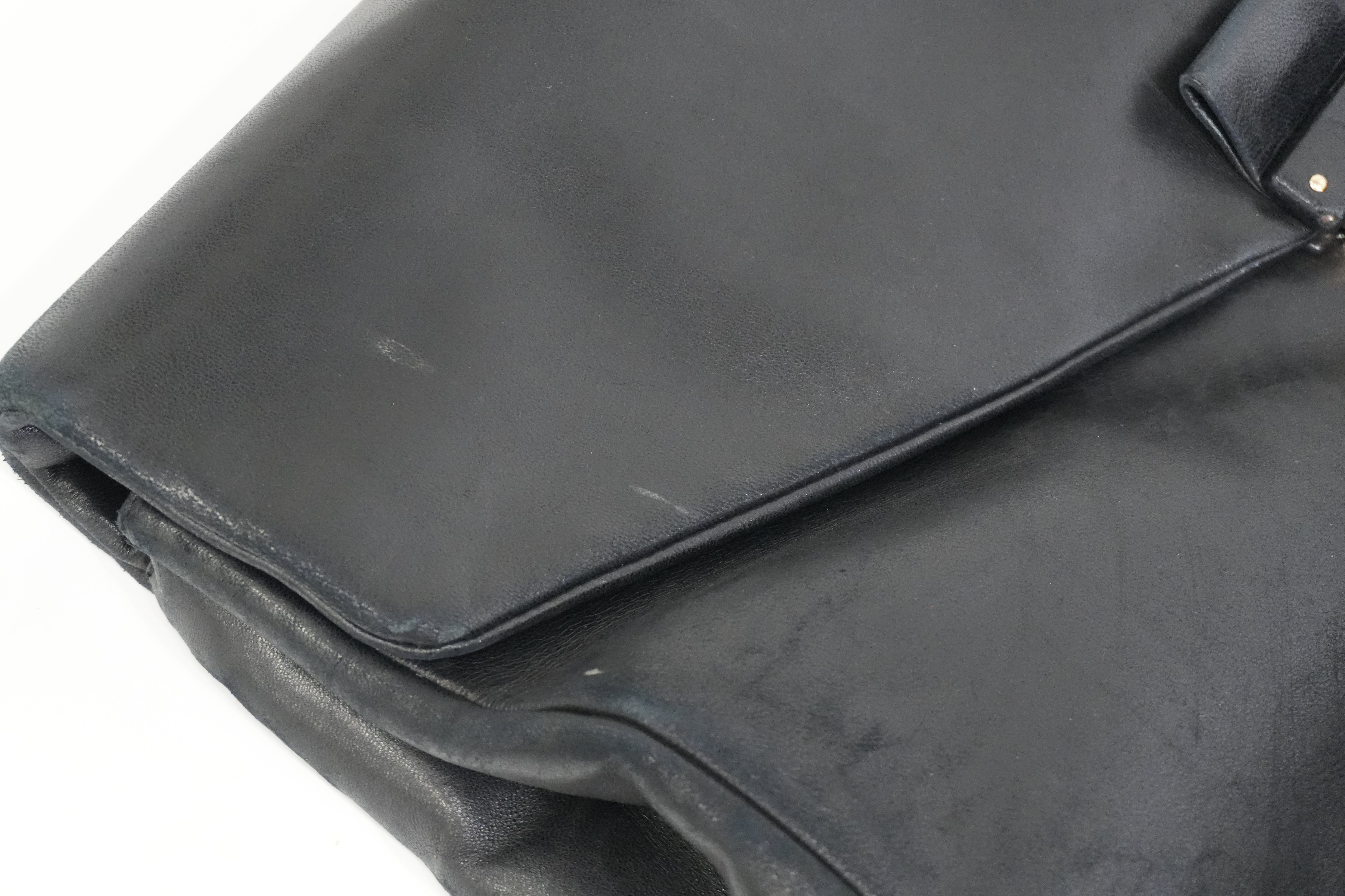 Pre-owned Bottega Briefcase Black