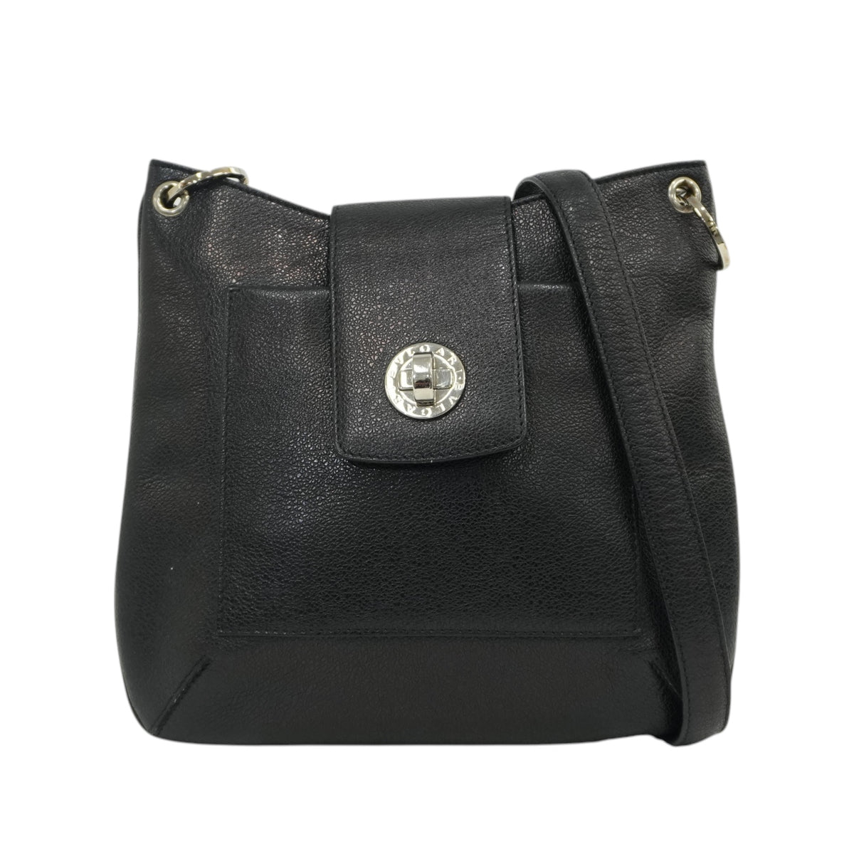 Pre-Owned Bvlgari Crossbody Bag Black