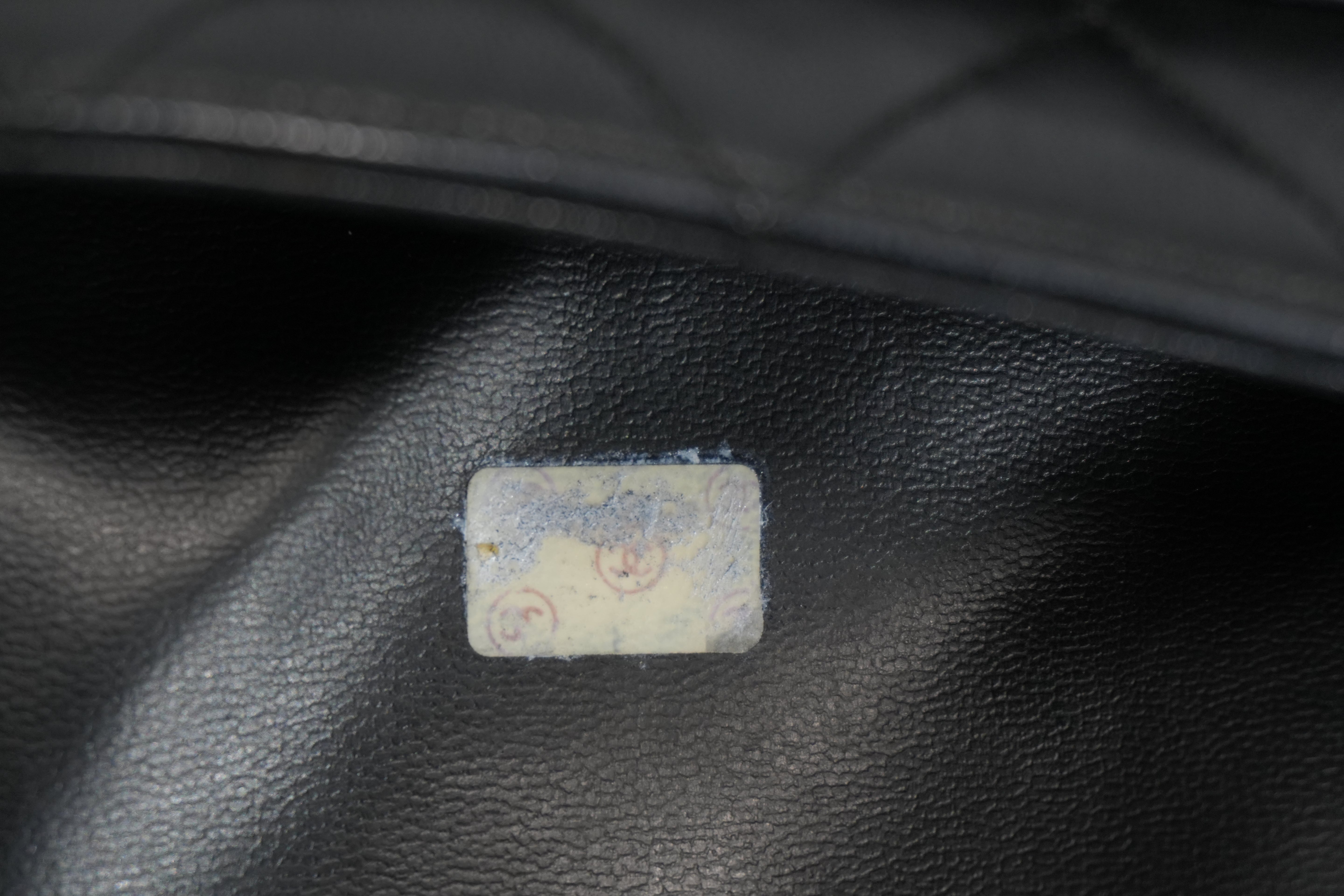 Pre-owned Chanel Lambskin Leather Shoulder Bag Black