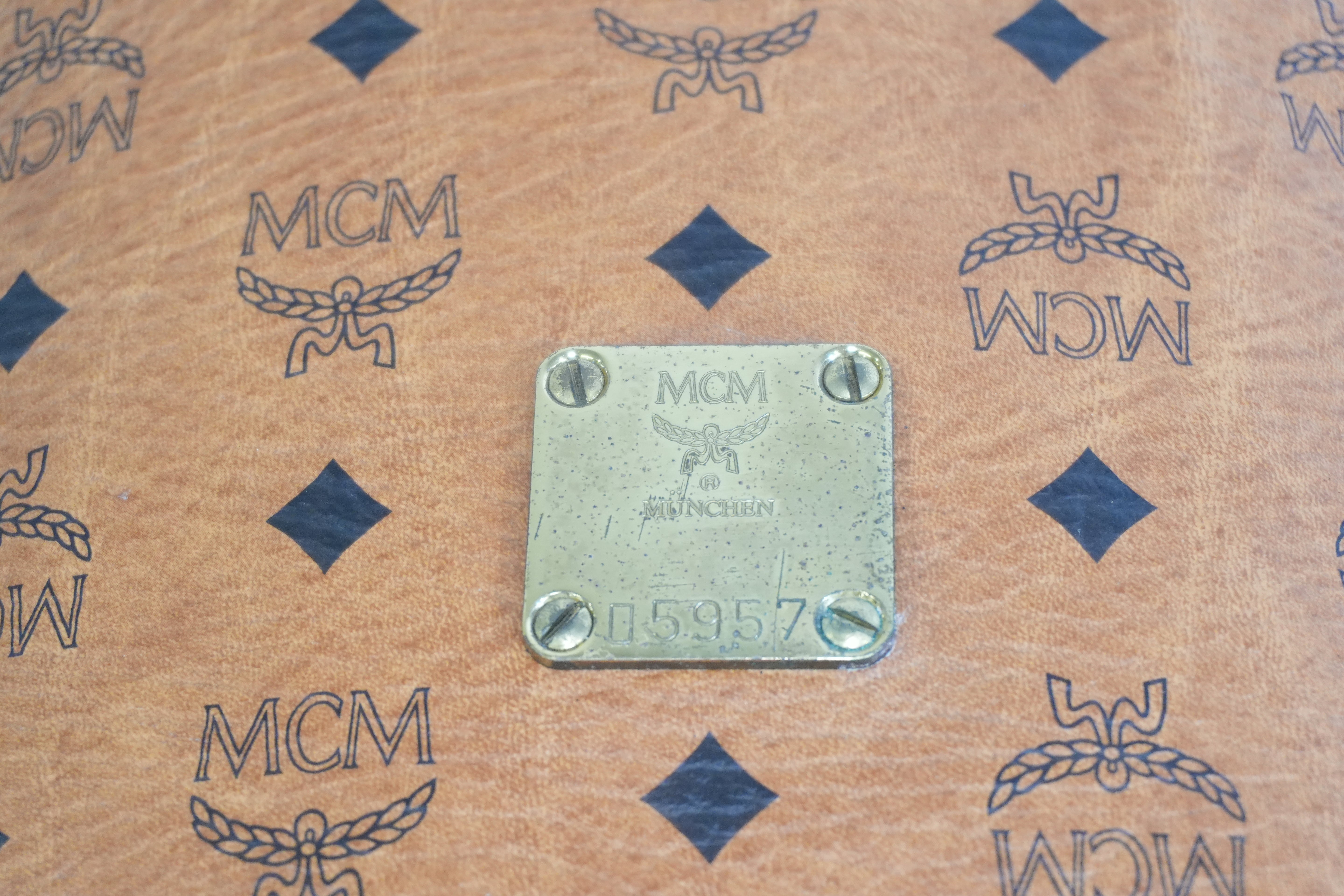 Pre-owned MCM Bucket Shoulder Bag Cognac