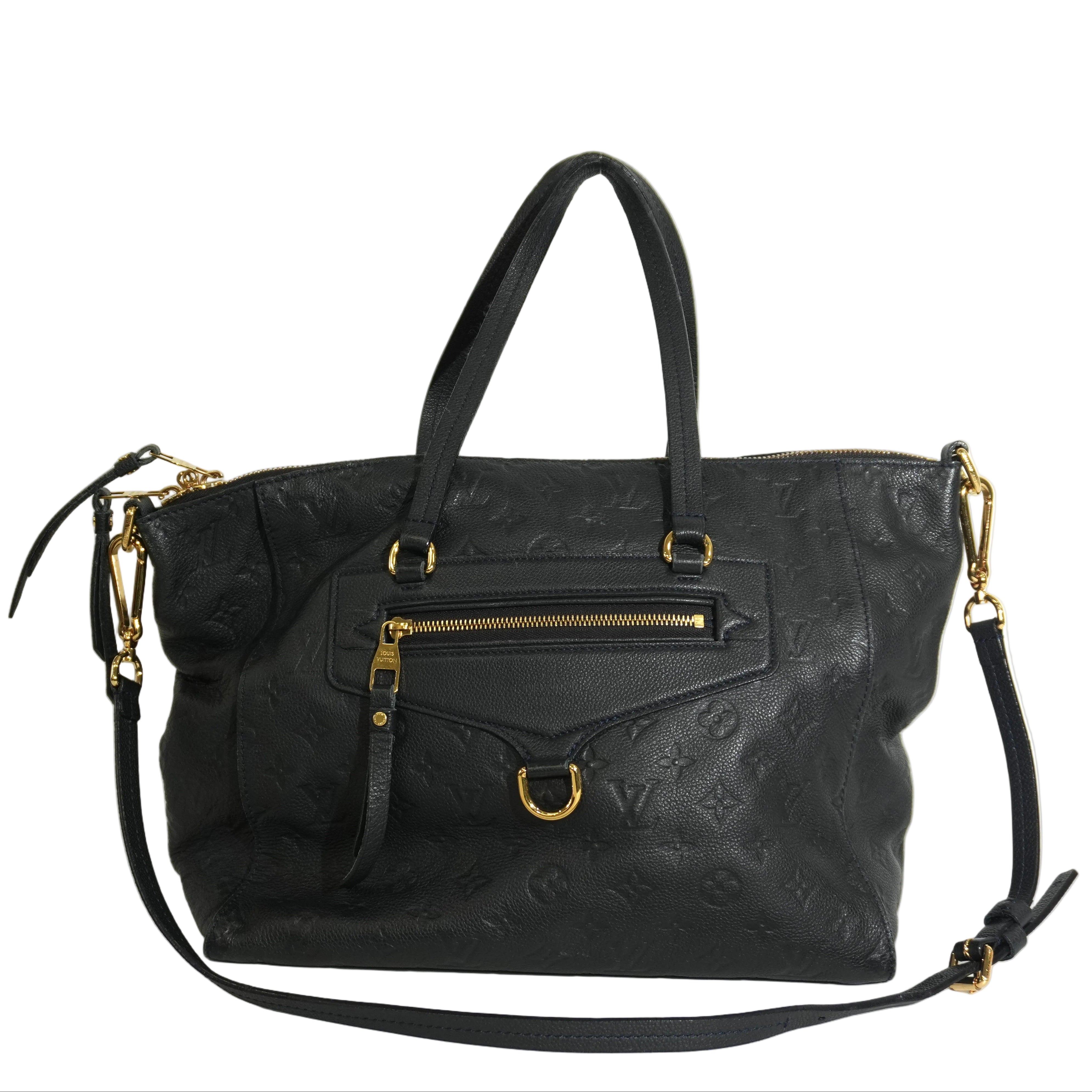 Pre-owned Louis Vuitton Impriente Lumineuse PM Shoulder Bag Navy Blue