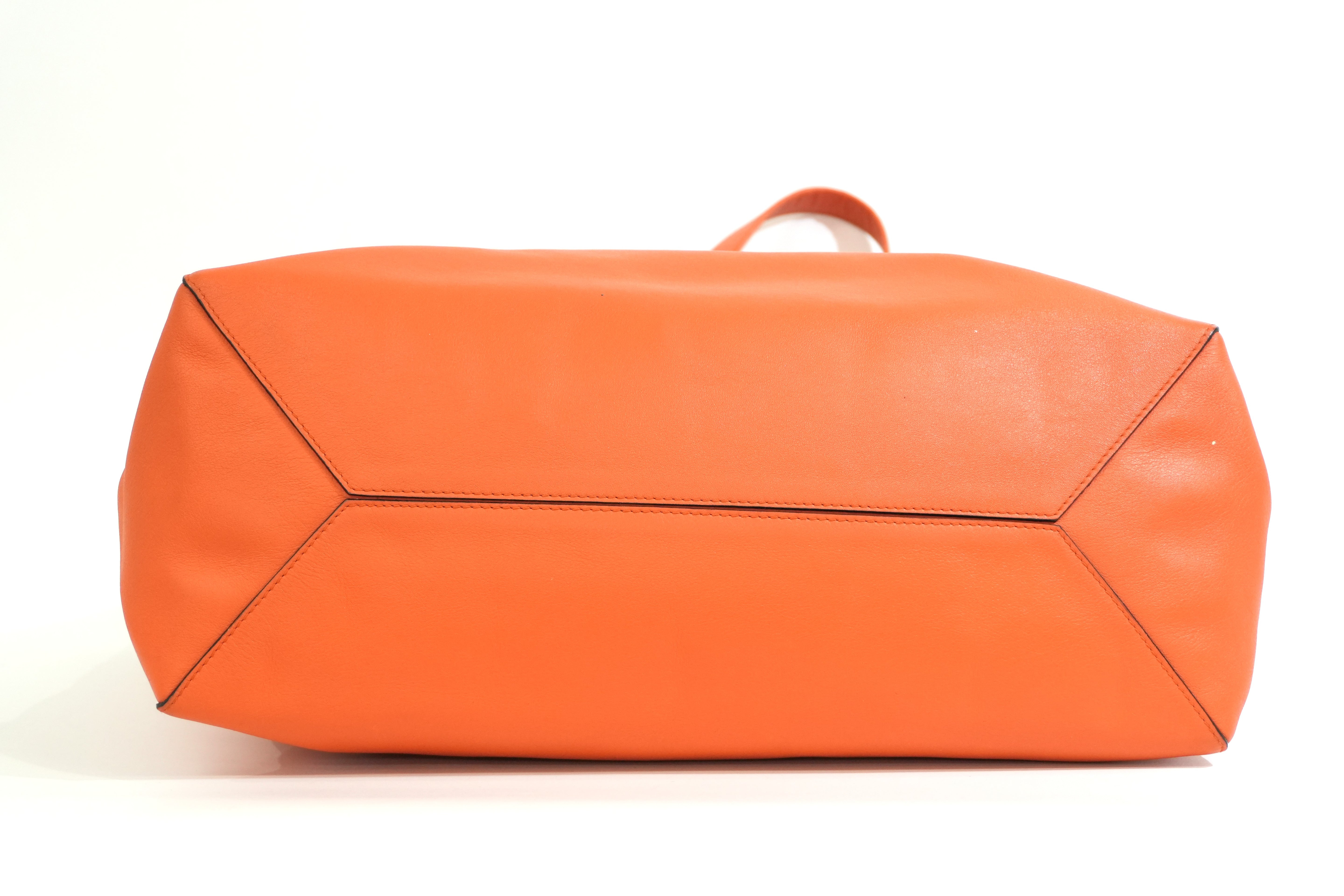 Pre-owned Loewe East West Tote Bag Orange