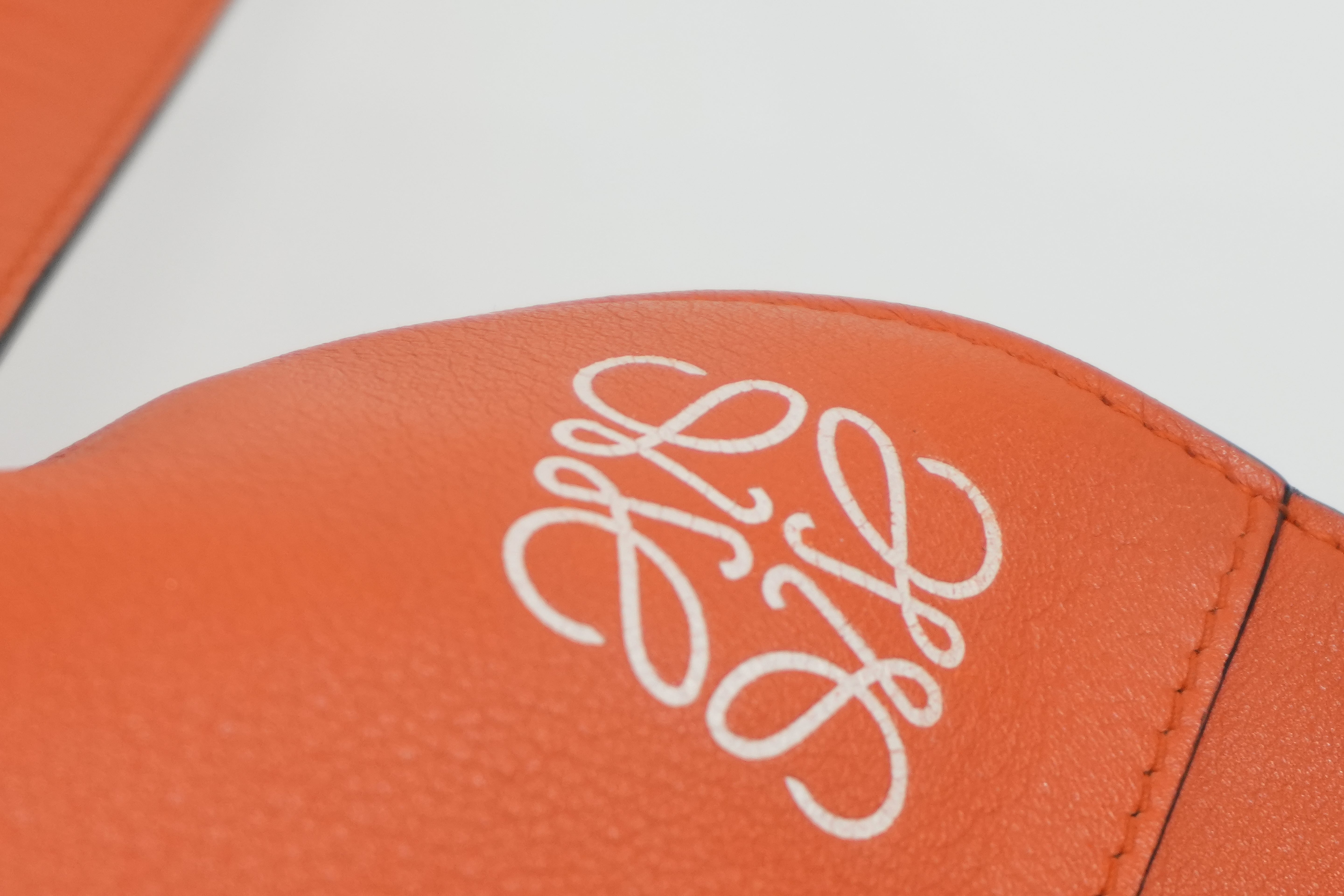 Pre-owned Loewe East West Tote Bag Orange