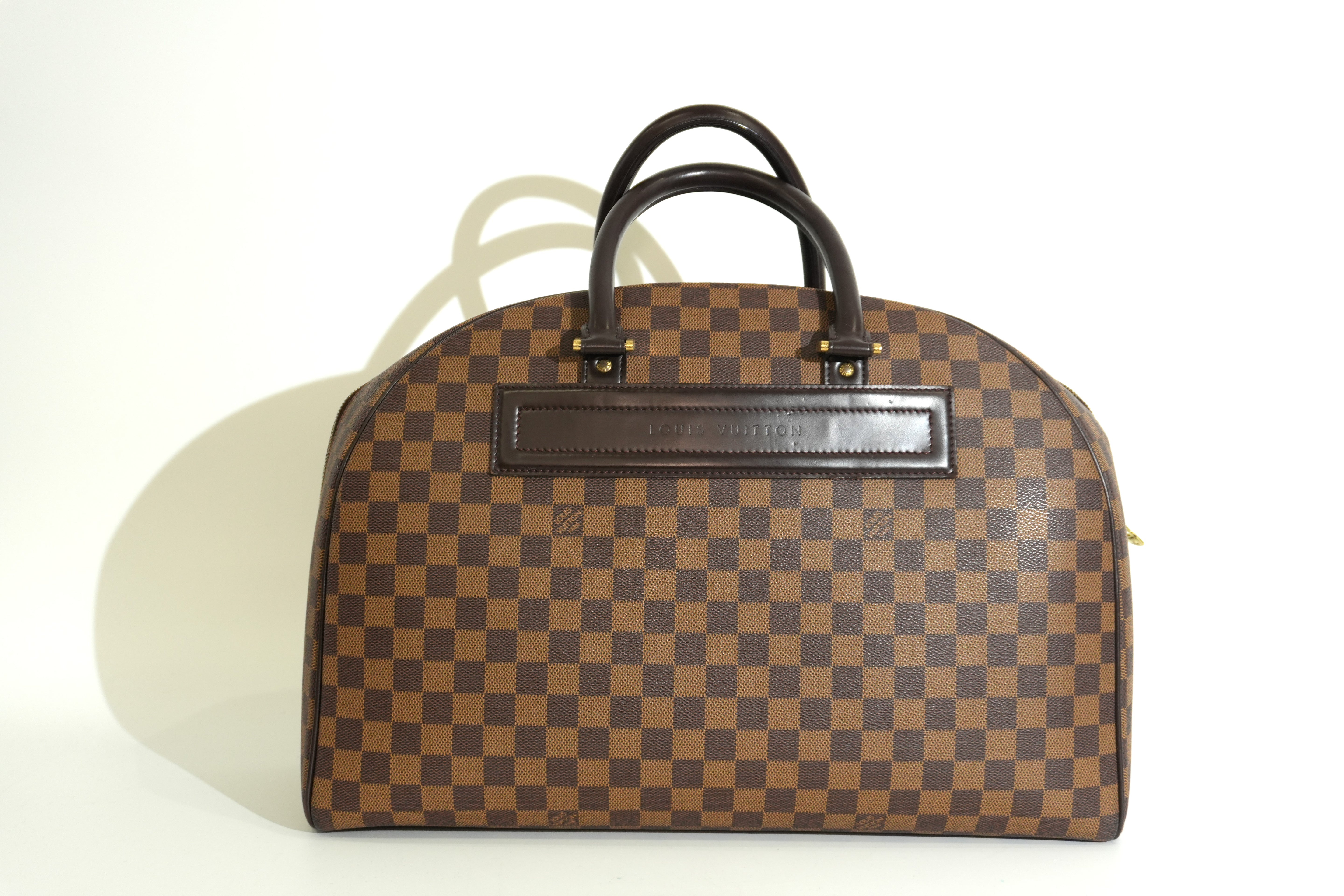 Pre-owned Louis Vuitton Damier Ebene Nolita Travel Bag