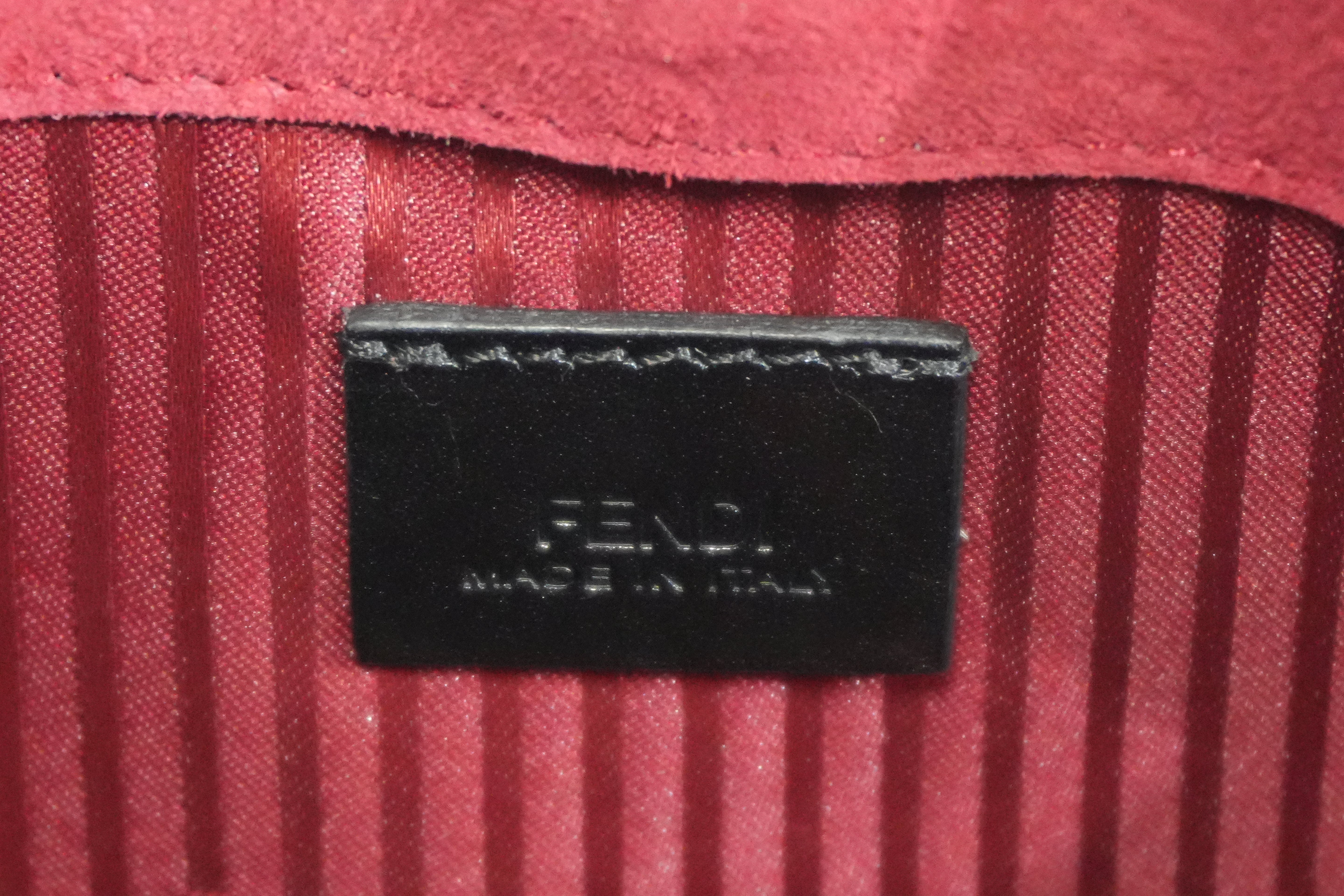 Pre-owned Fendi 2Jours Clutch Bag Pink and Pink