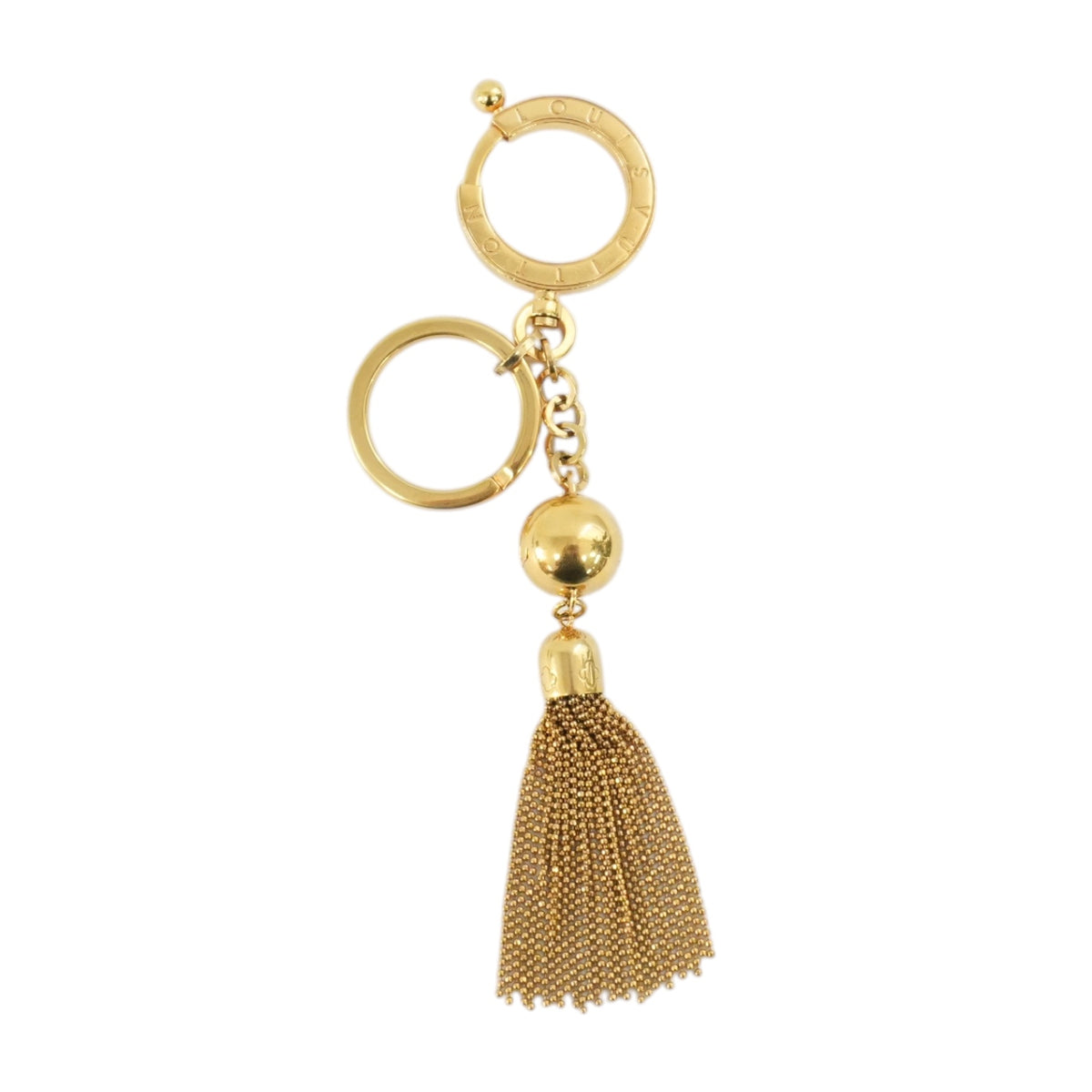 Pre-Owned Louis Vuitton Tassel Bag Charm Gold Tone