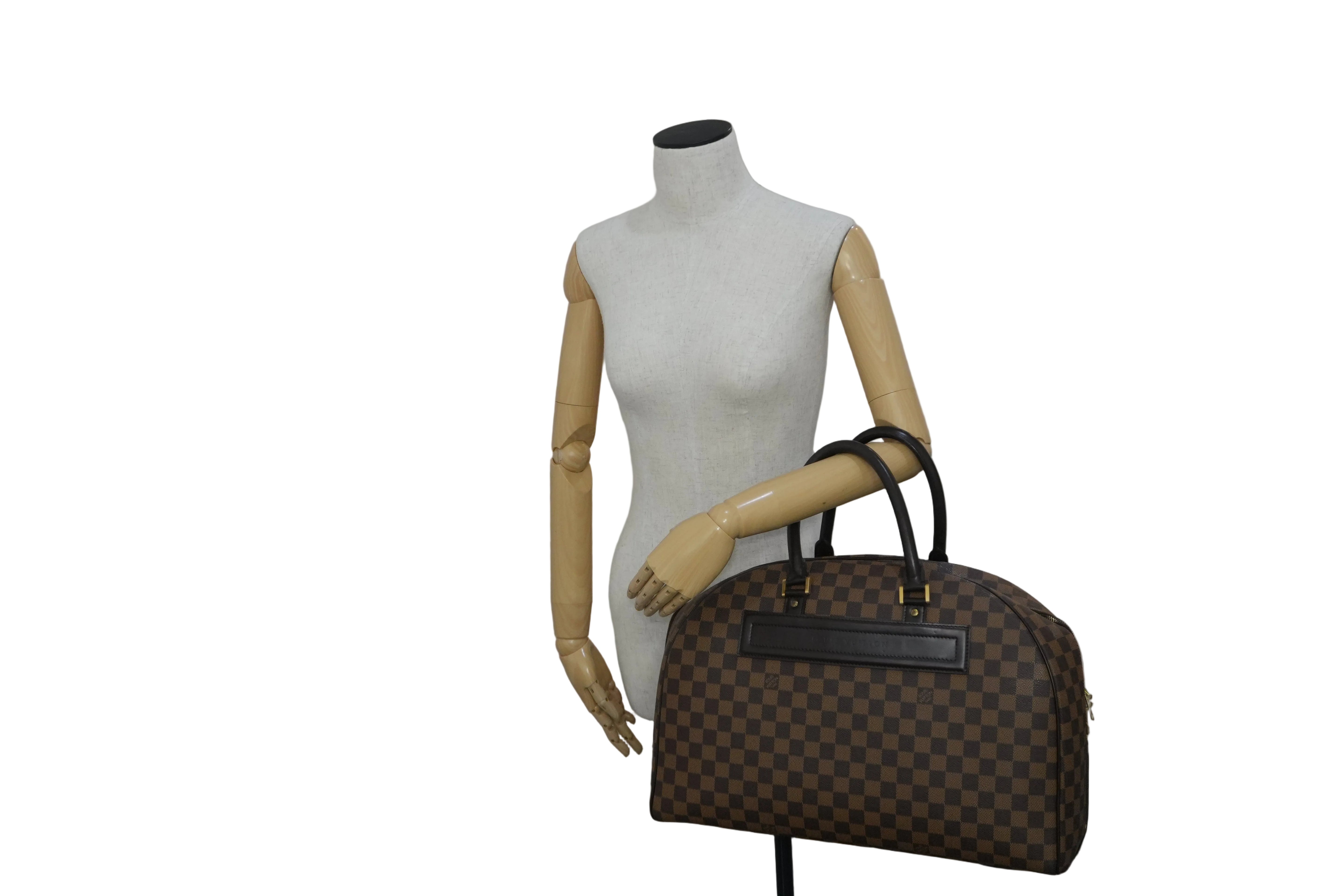 Pre-owned Louis Vuitton Damier Ebene Nolita Travel Bag
