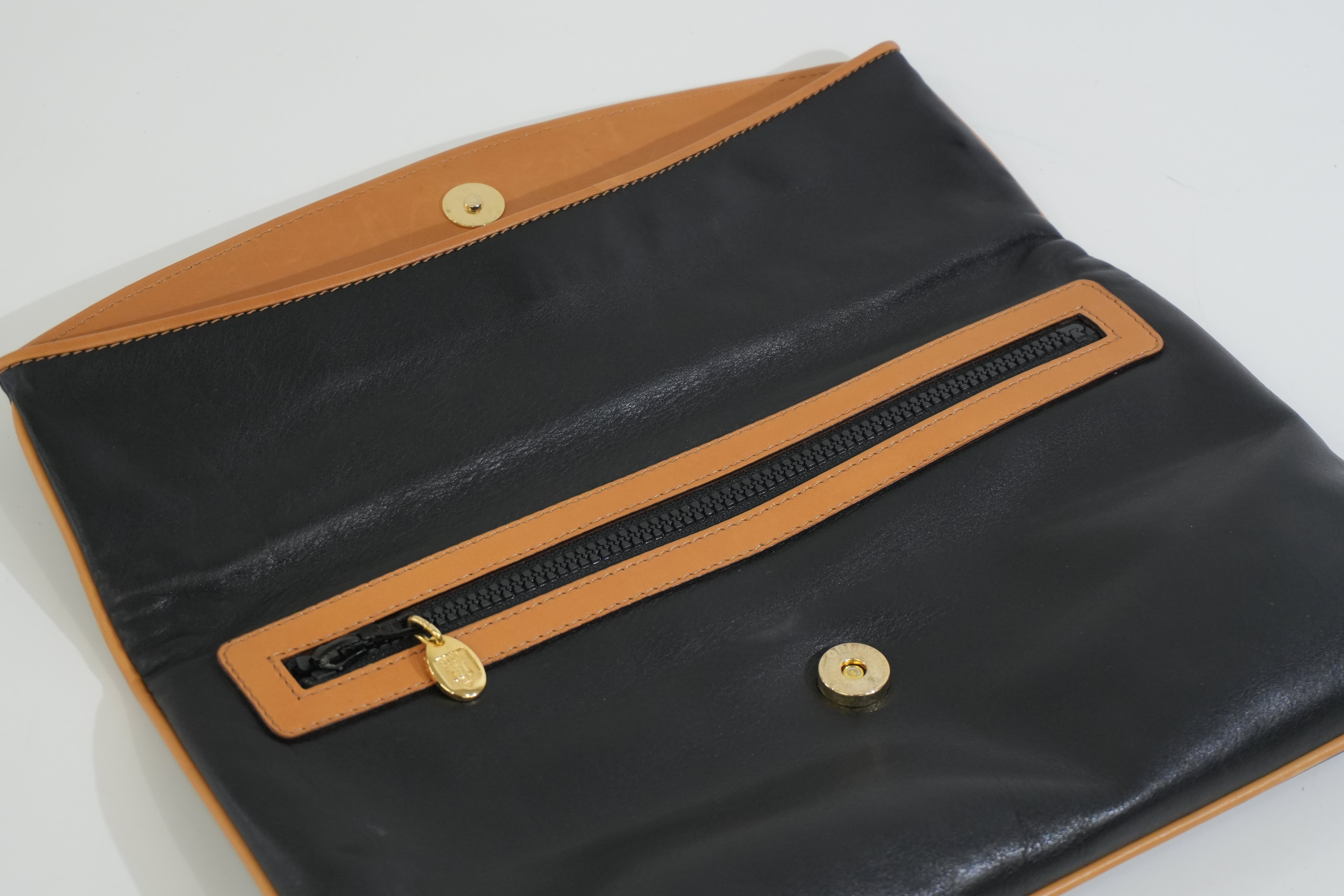 Pre-owned Celine Clutch Bag Black