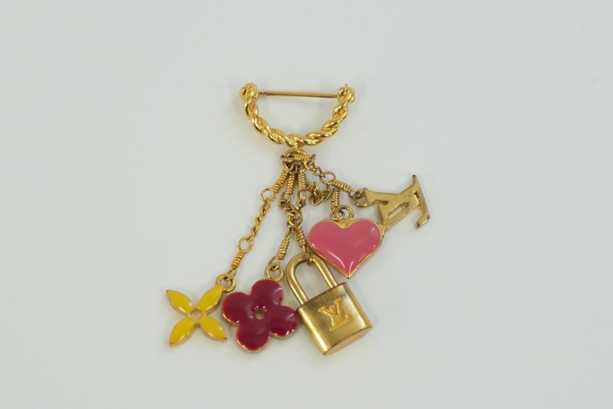 Pre-Owned Louis Vuitton Bag Charm multi color