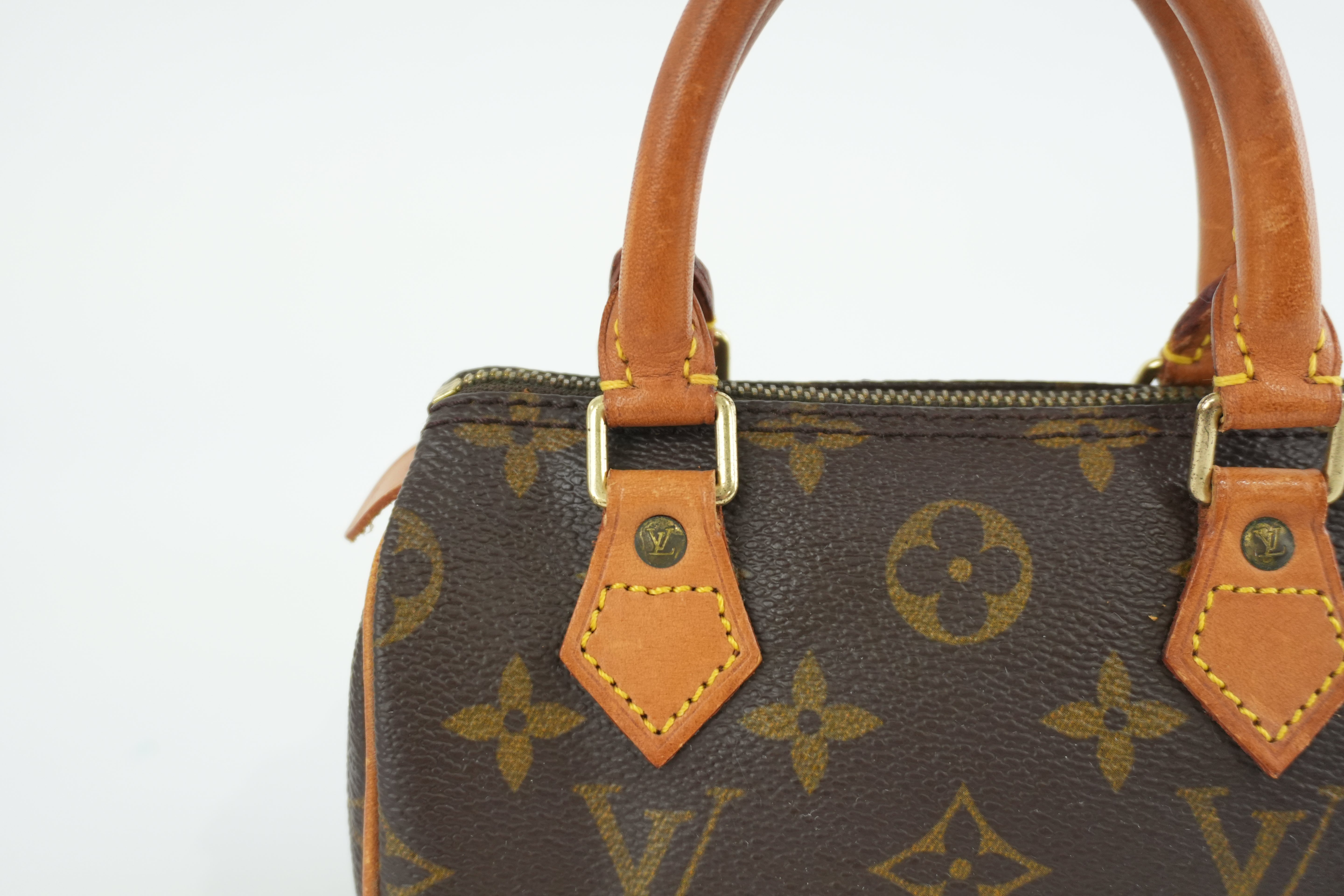 Louis Vuitton Monogram Mini Speedy Handbag Used