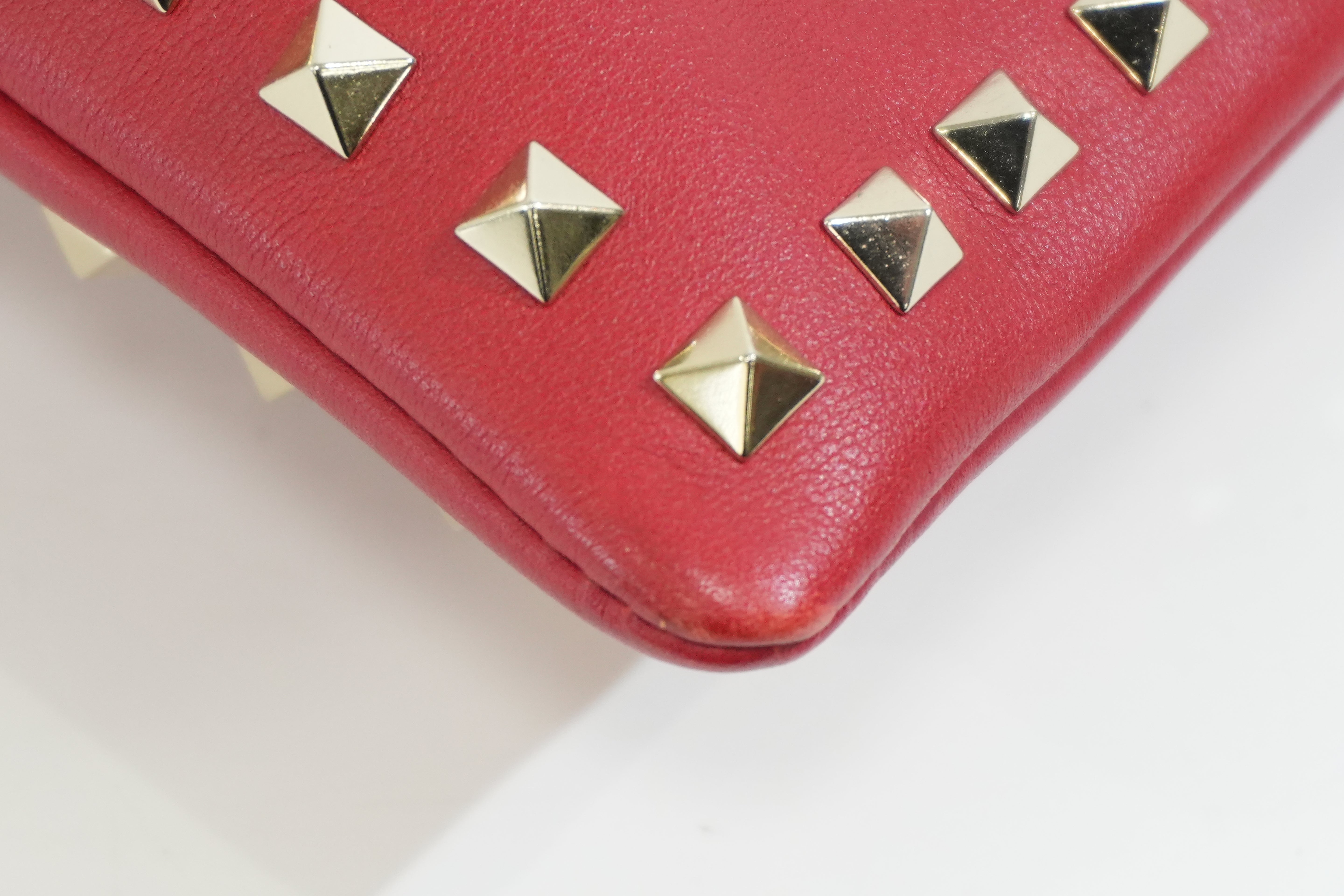 Pre-owned Valentino Wrist Clutch Bag Red