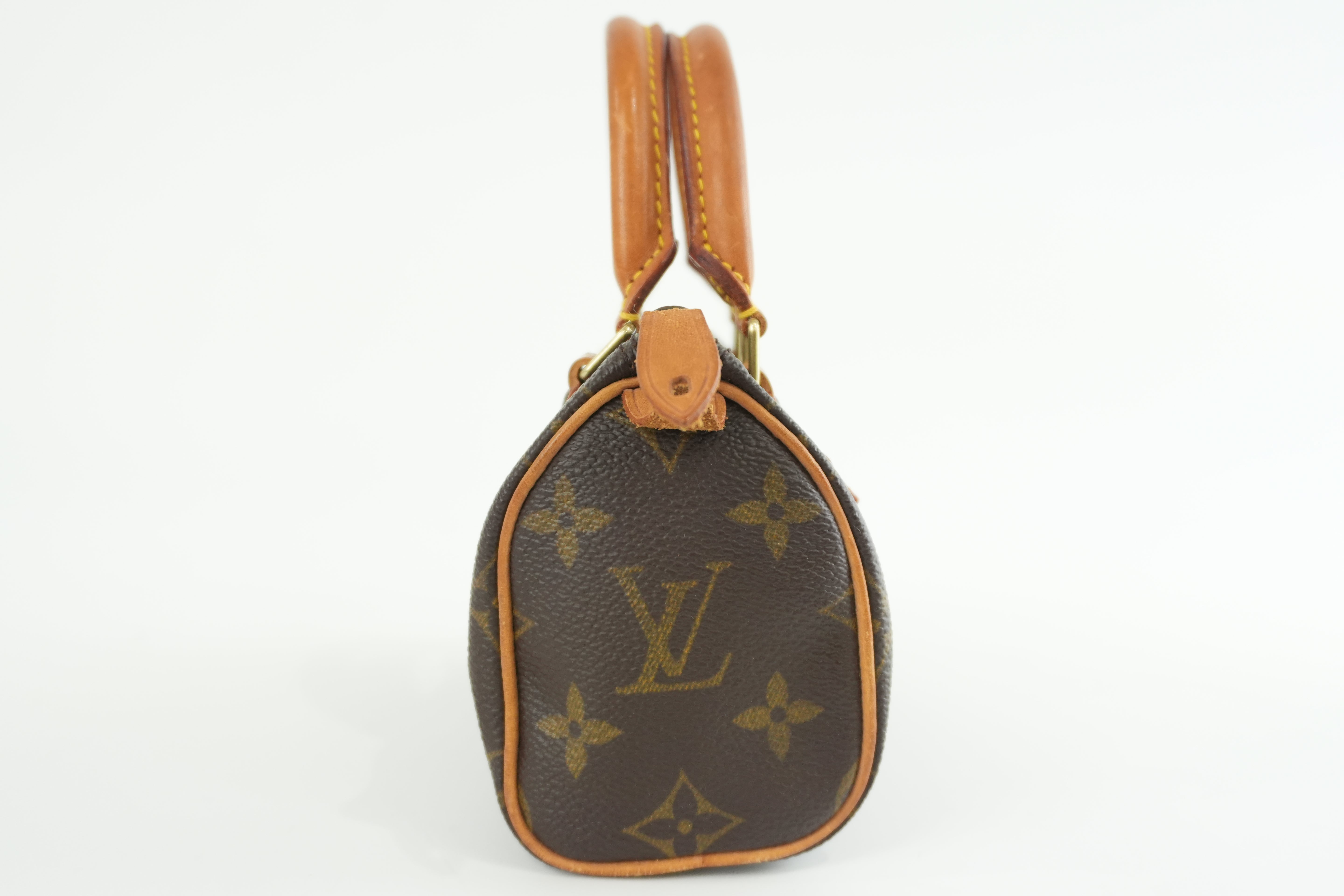 Louis Vuitton Monogram Mini Speedy Handbag Used