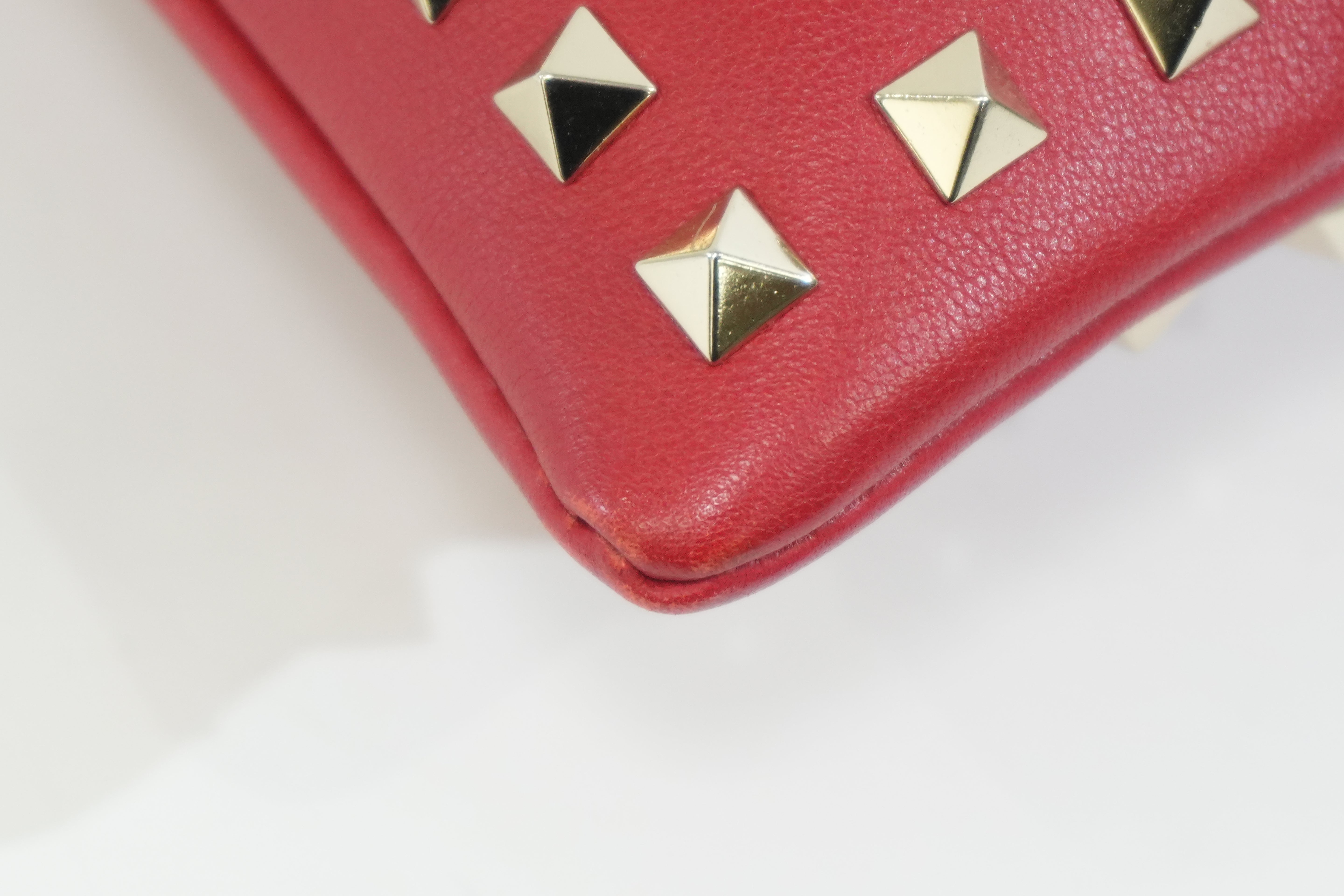 Pre-owned Valentino Wrist Clutch Bag Red