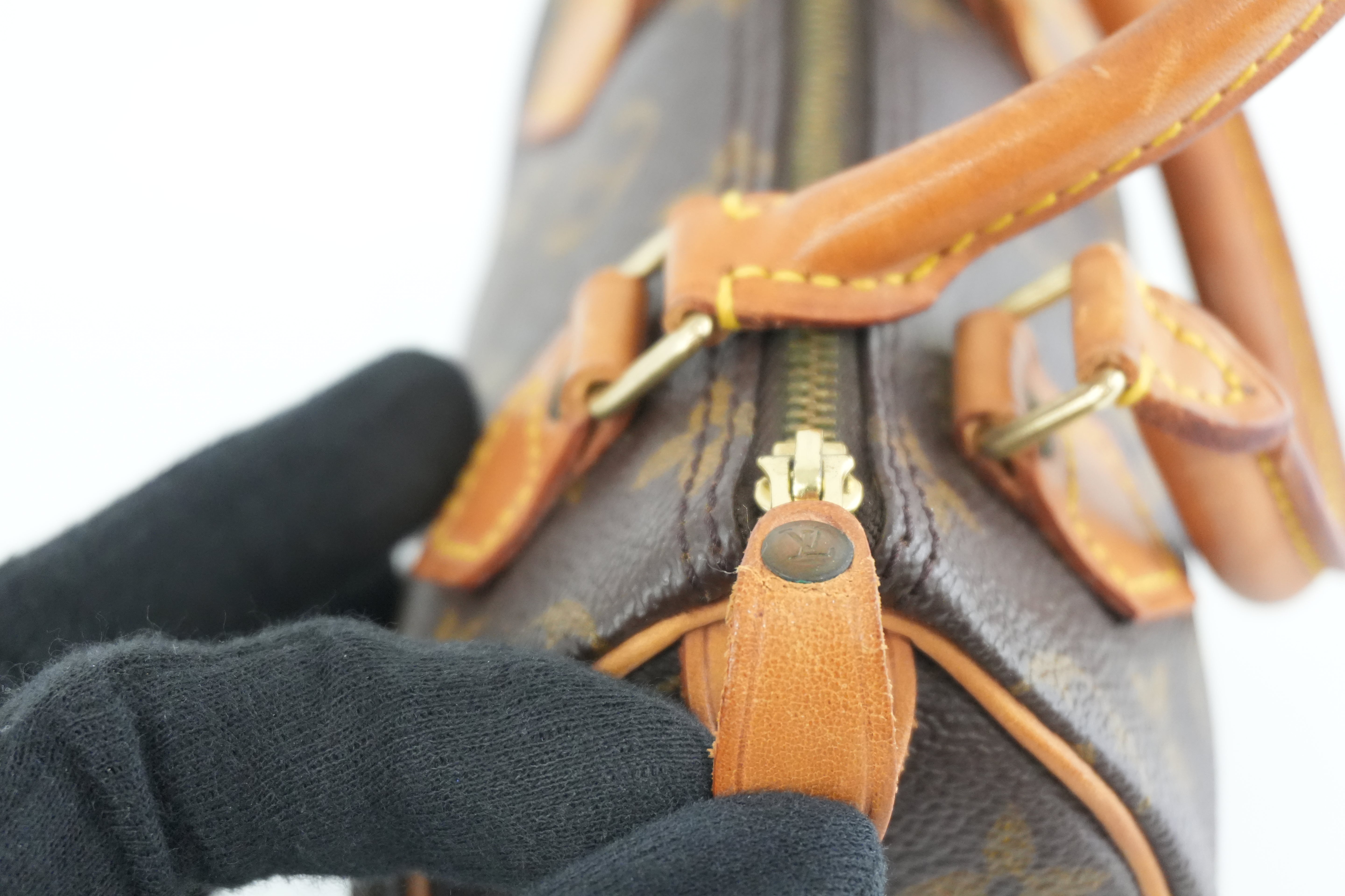 Louis Vuitton Monogram Mini Speedy Handbag Used