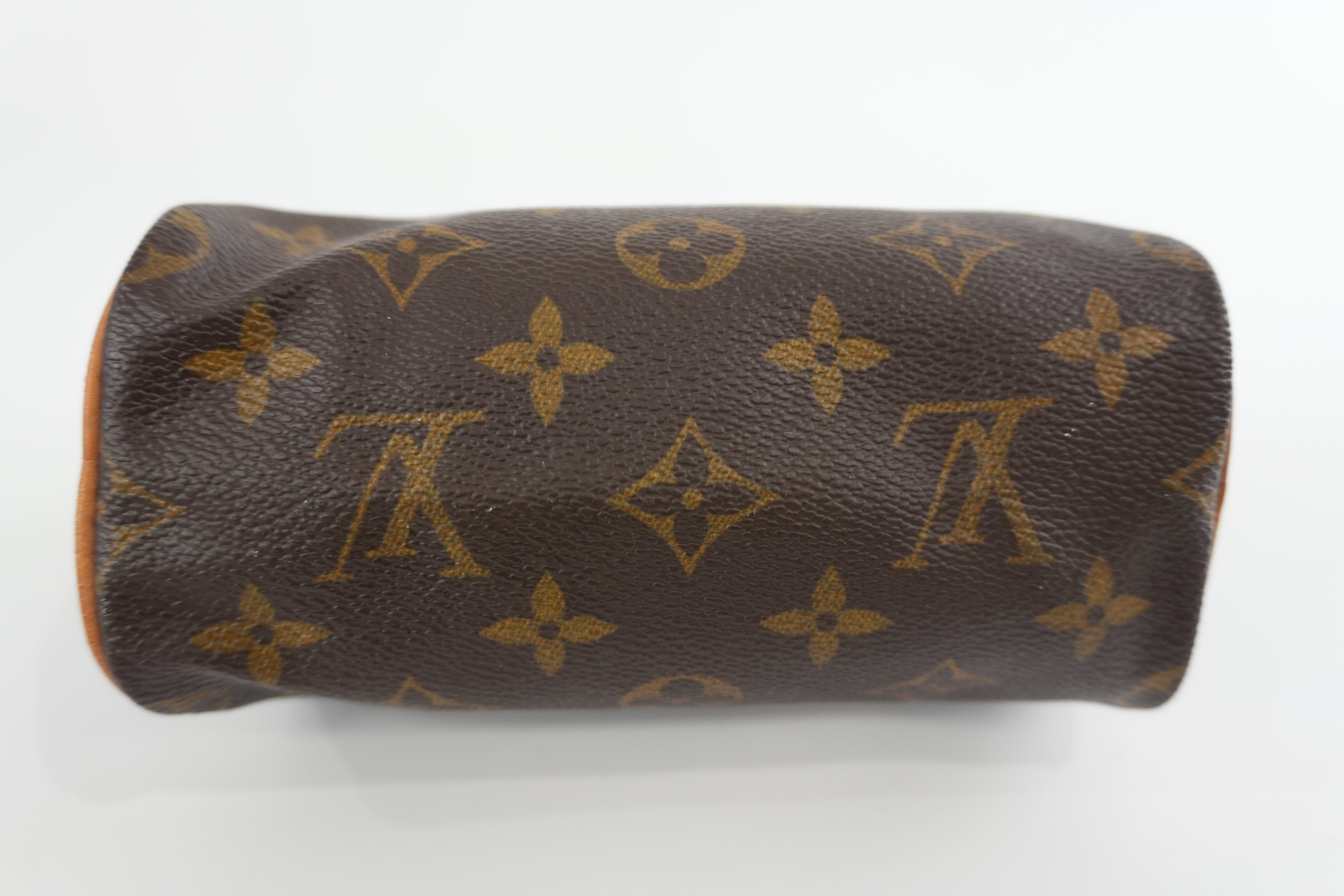 Louis Vuitton Monogram Mini Speedy Handbag Used