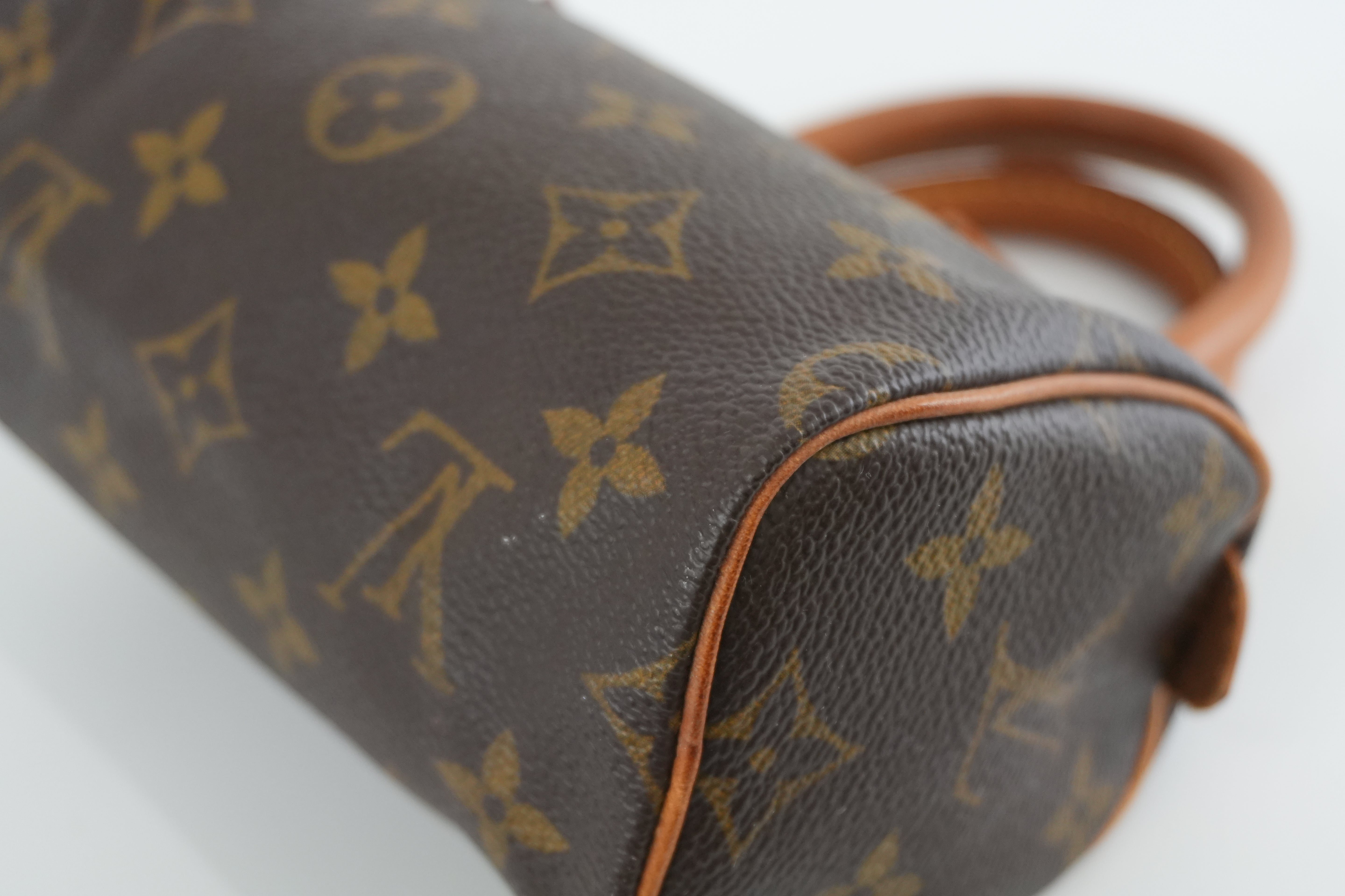 Louis Vuitton Monogram Mini Speedy Handbag Used