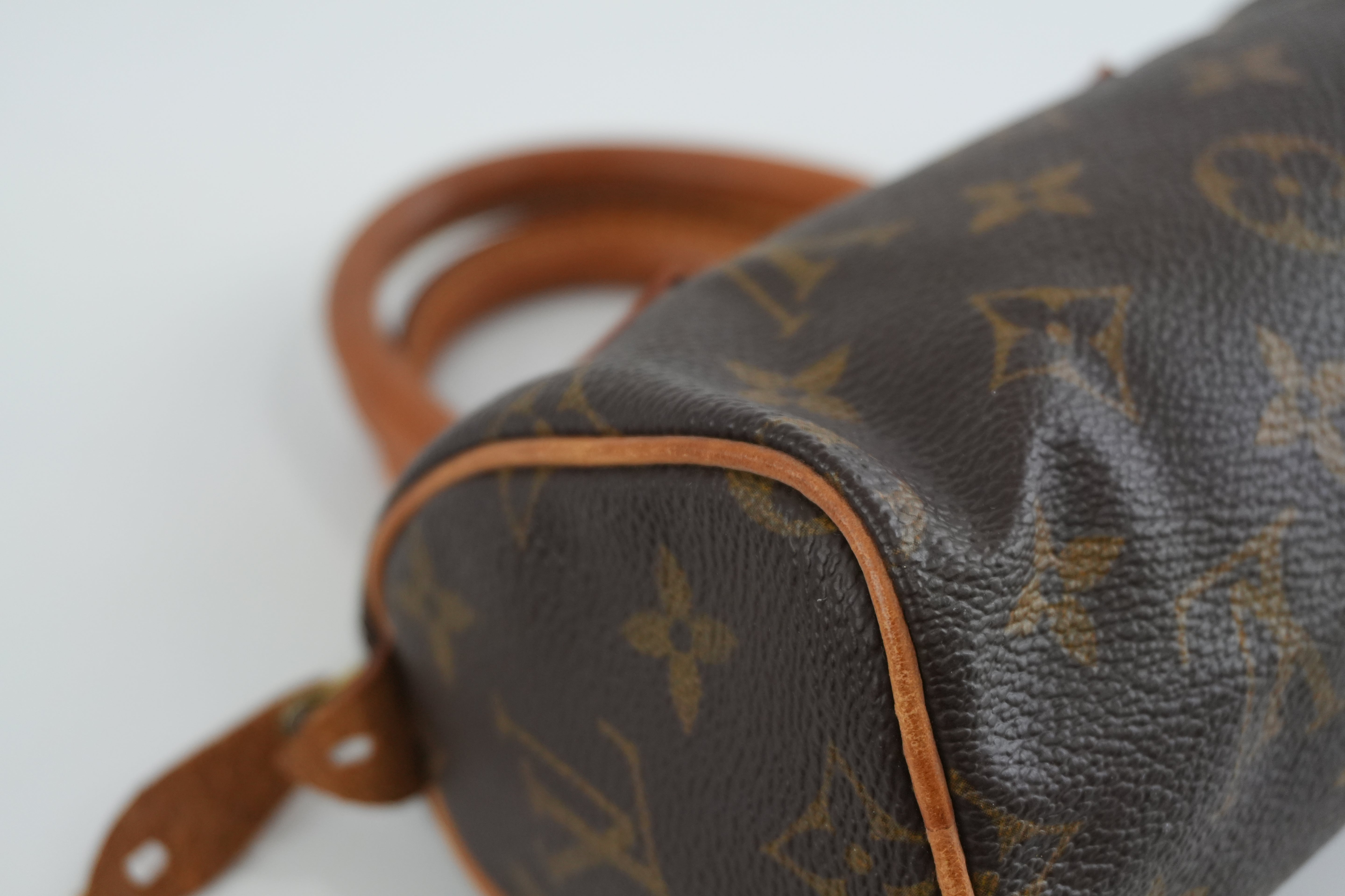 Louis Vuitton Monogram Mini Speedy Handbag Used