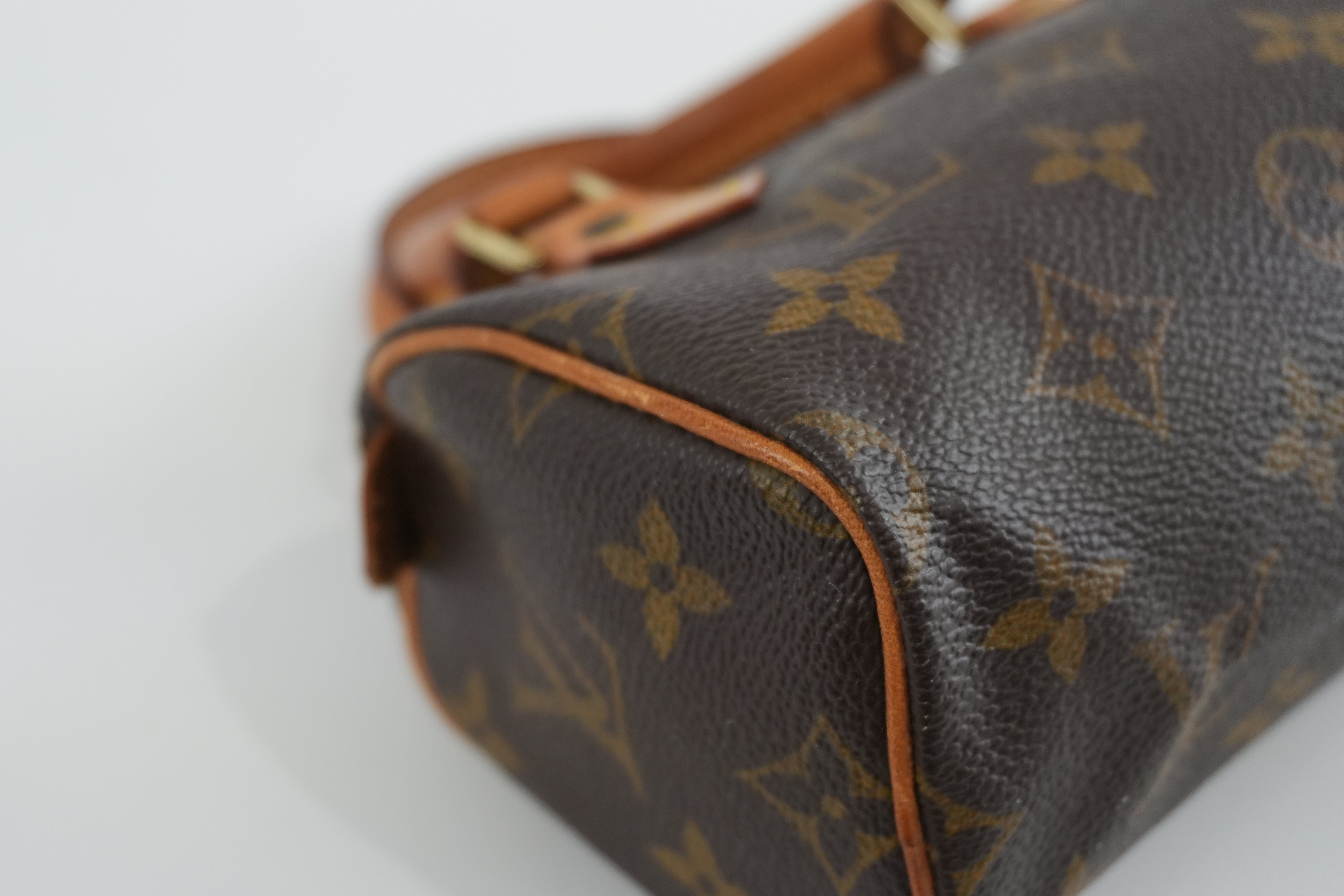 Louis Vuitton Monogram Mini Speedy Handbag Used