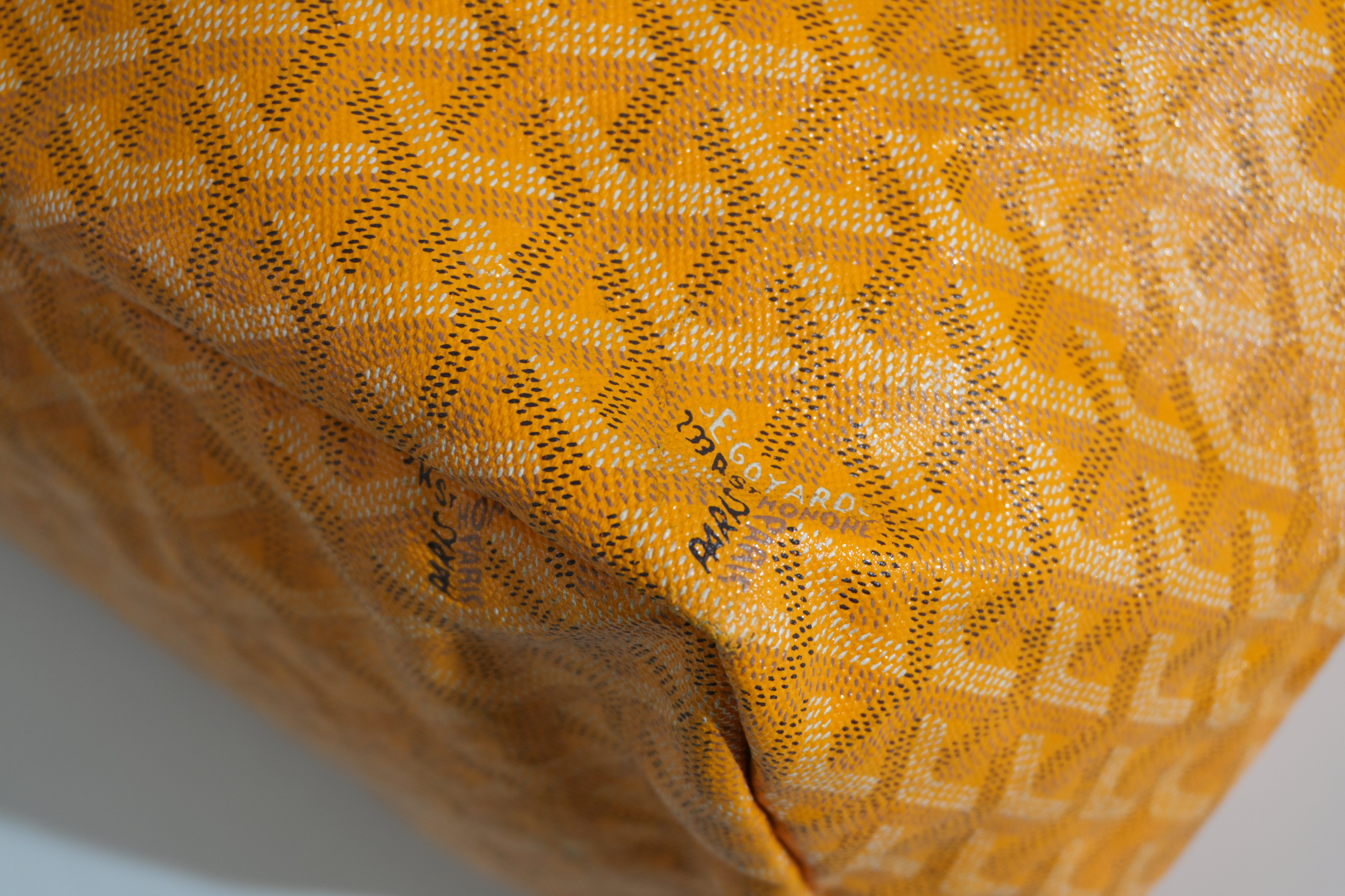 Pre-owned Goyard Saint Louis GM Tote Bag Yellow
