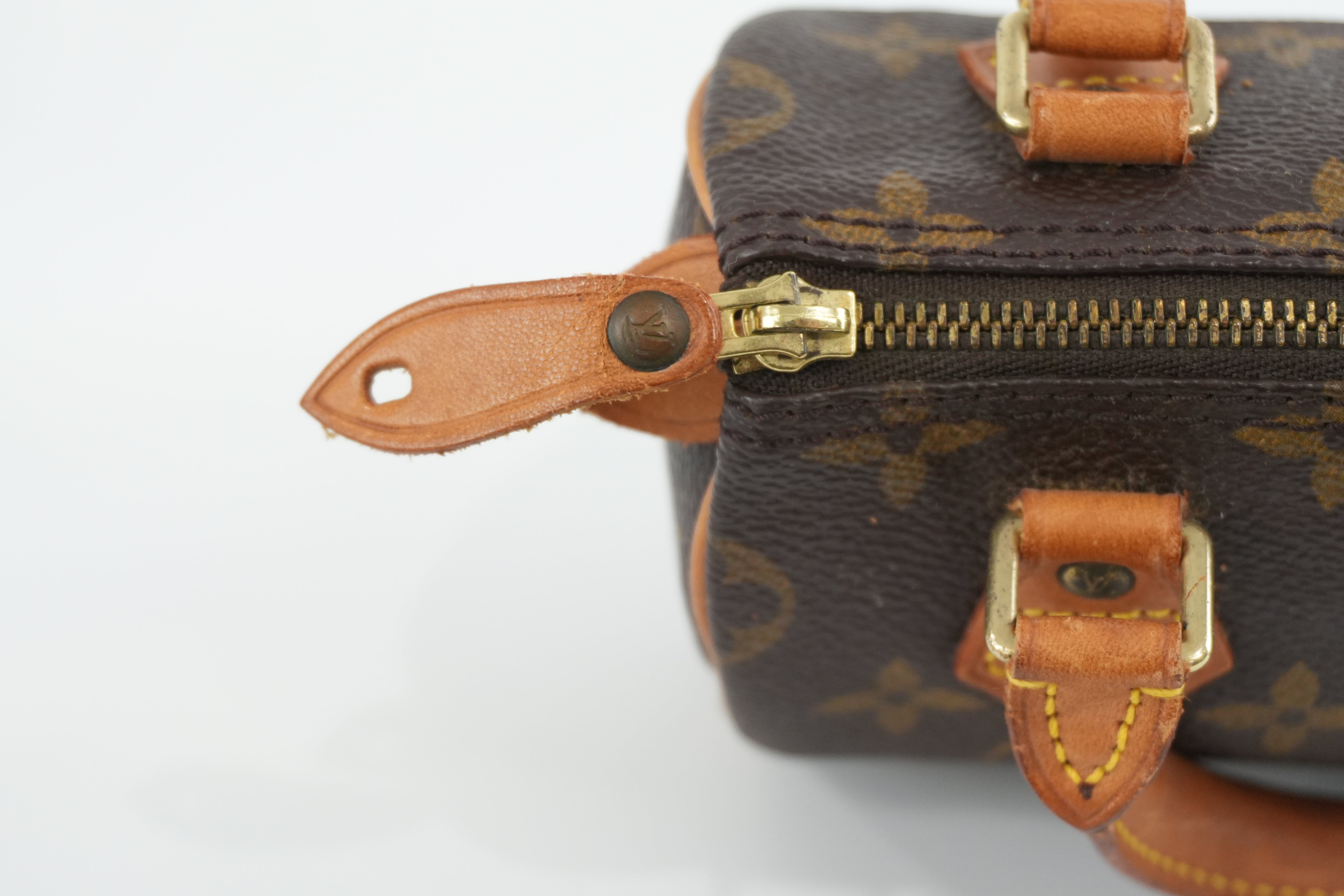 Louis Vuitton Monogram Mini Speedy Handbag Used