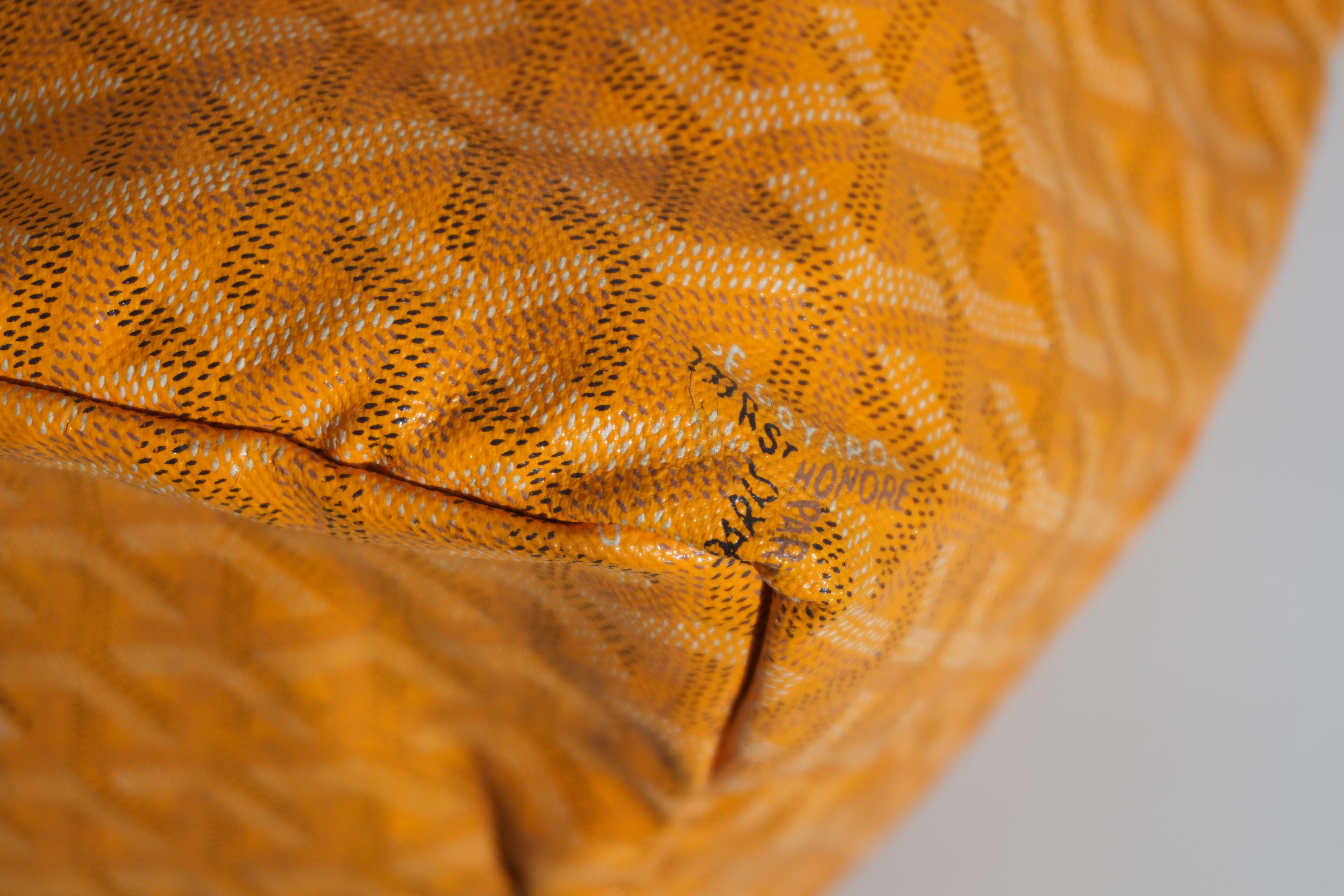 Pre-owned Goyard Saint Louis GM Tote Bag Yellow