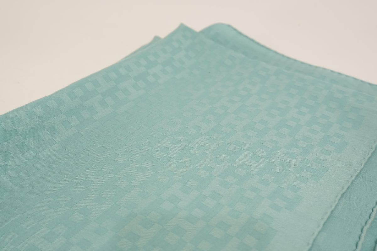 Pre-Owned Hermes Stole Teal