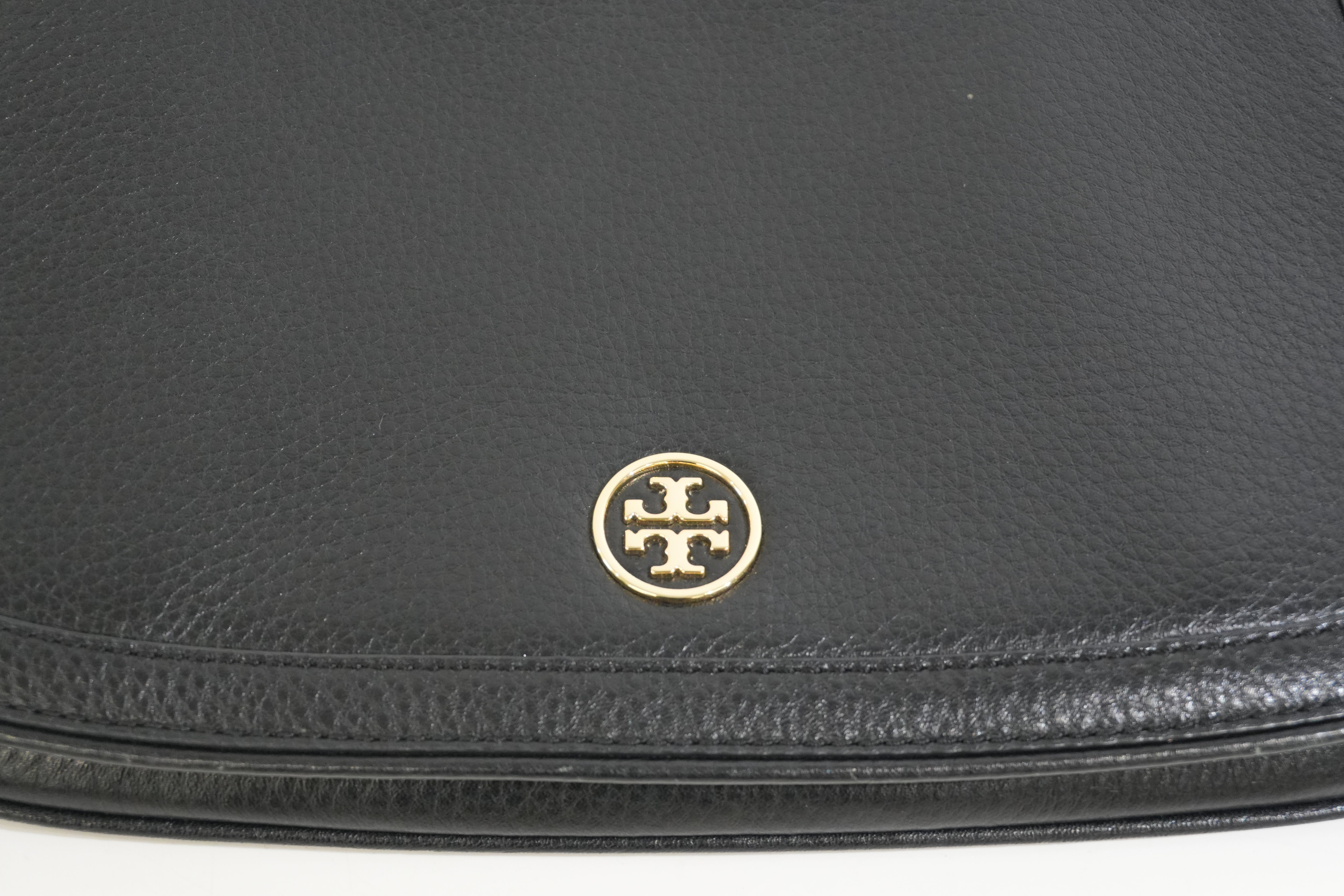 Pre-owned Tory Burch Chain Shoulder Bag Black