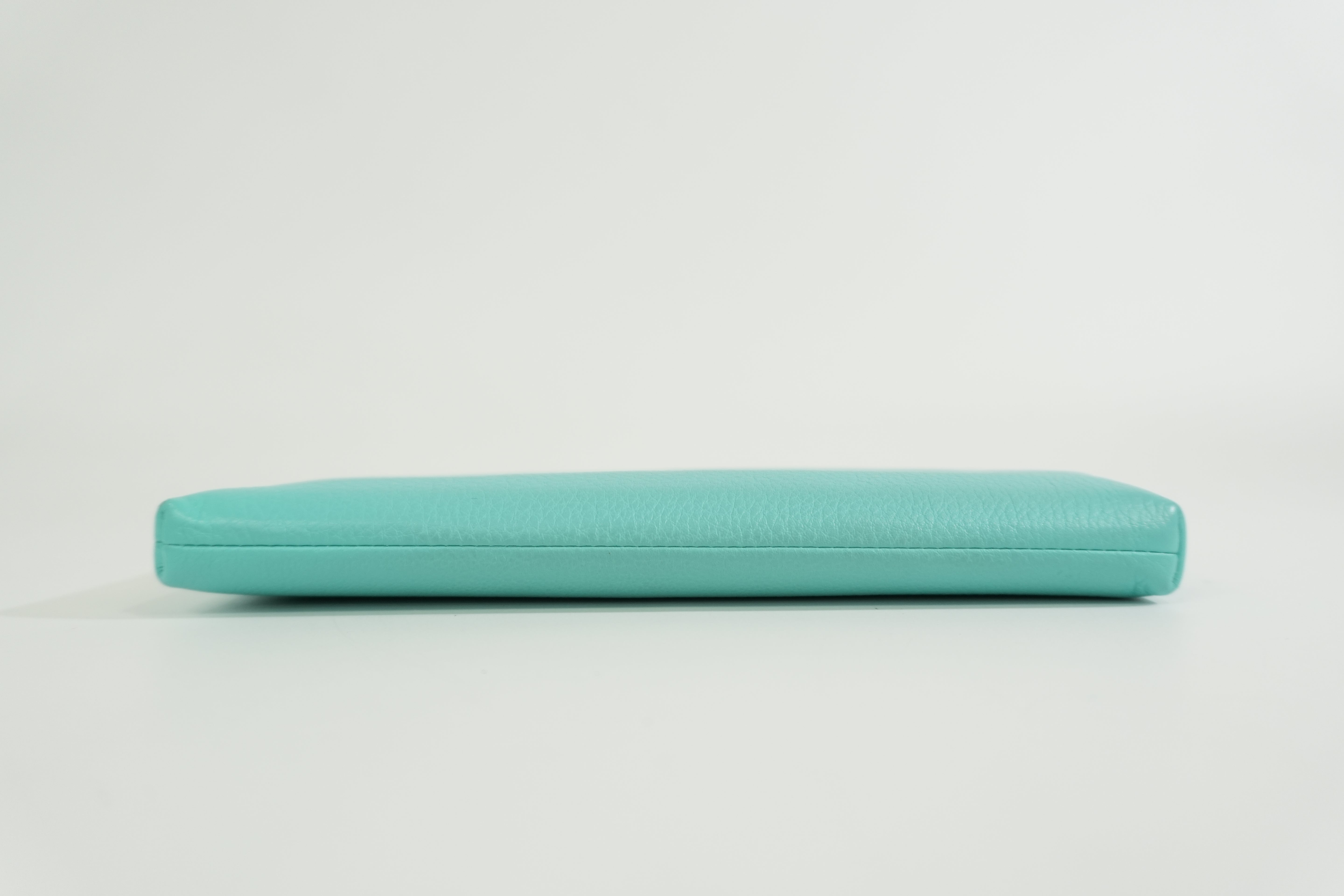 Pre-owned Tiffany & Co. Zippy Wallet Green