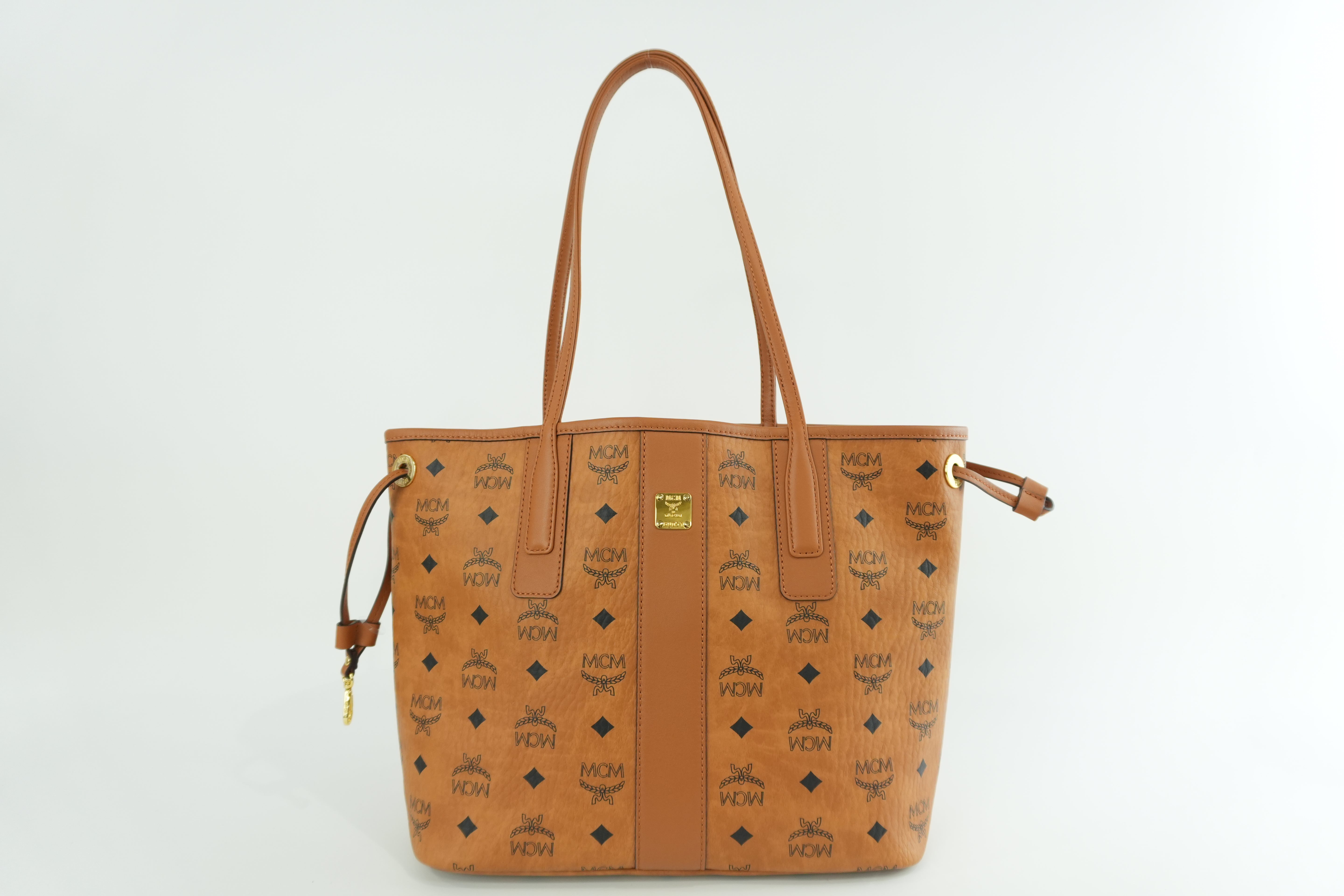 MCM Tote Bag Cognac Used