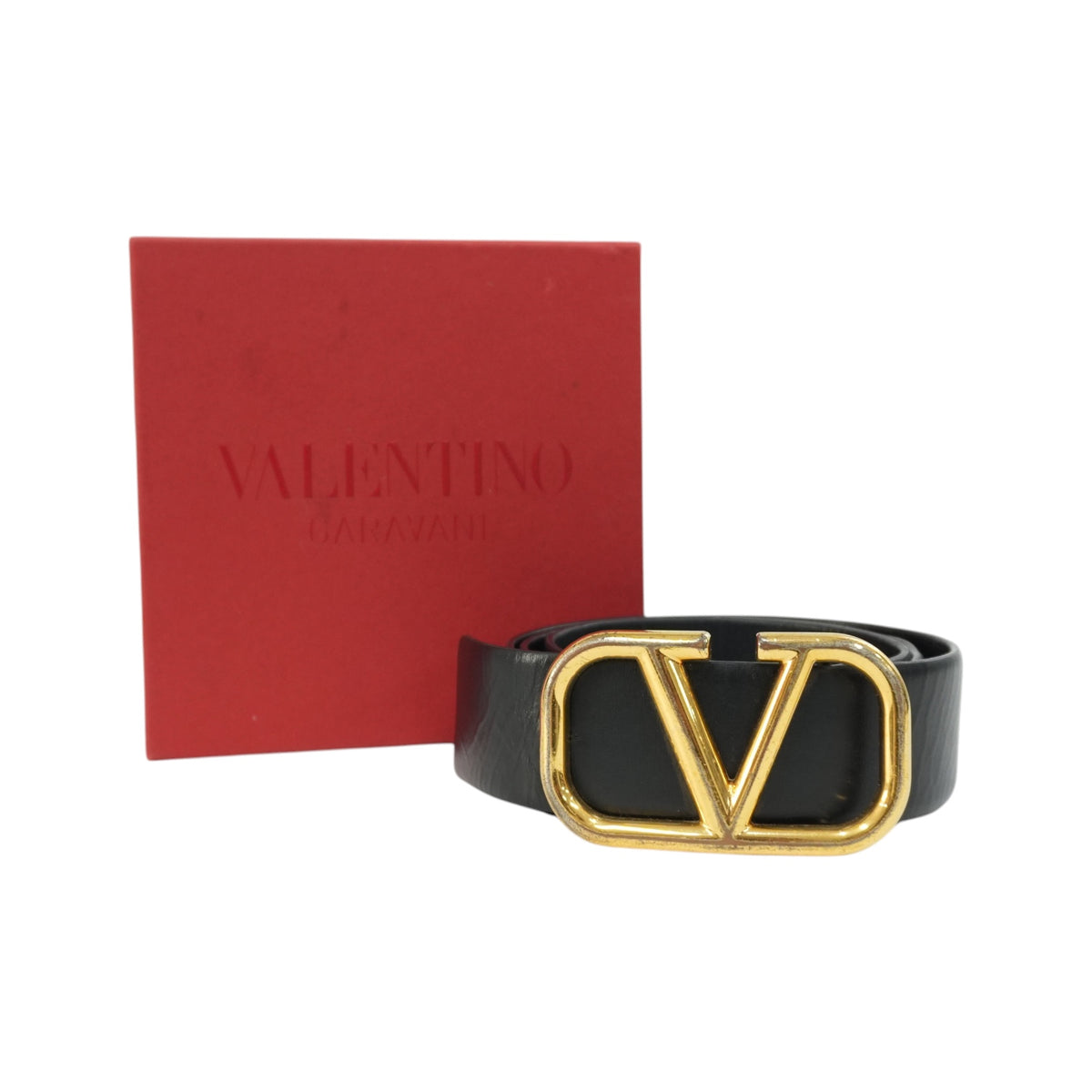 Pre-Owned Valentino Belt Size 90 Black