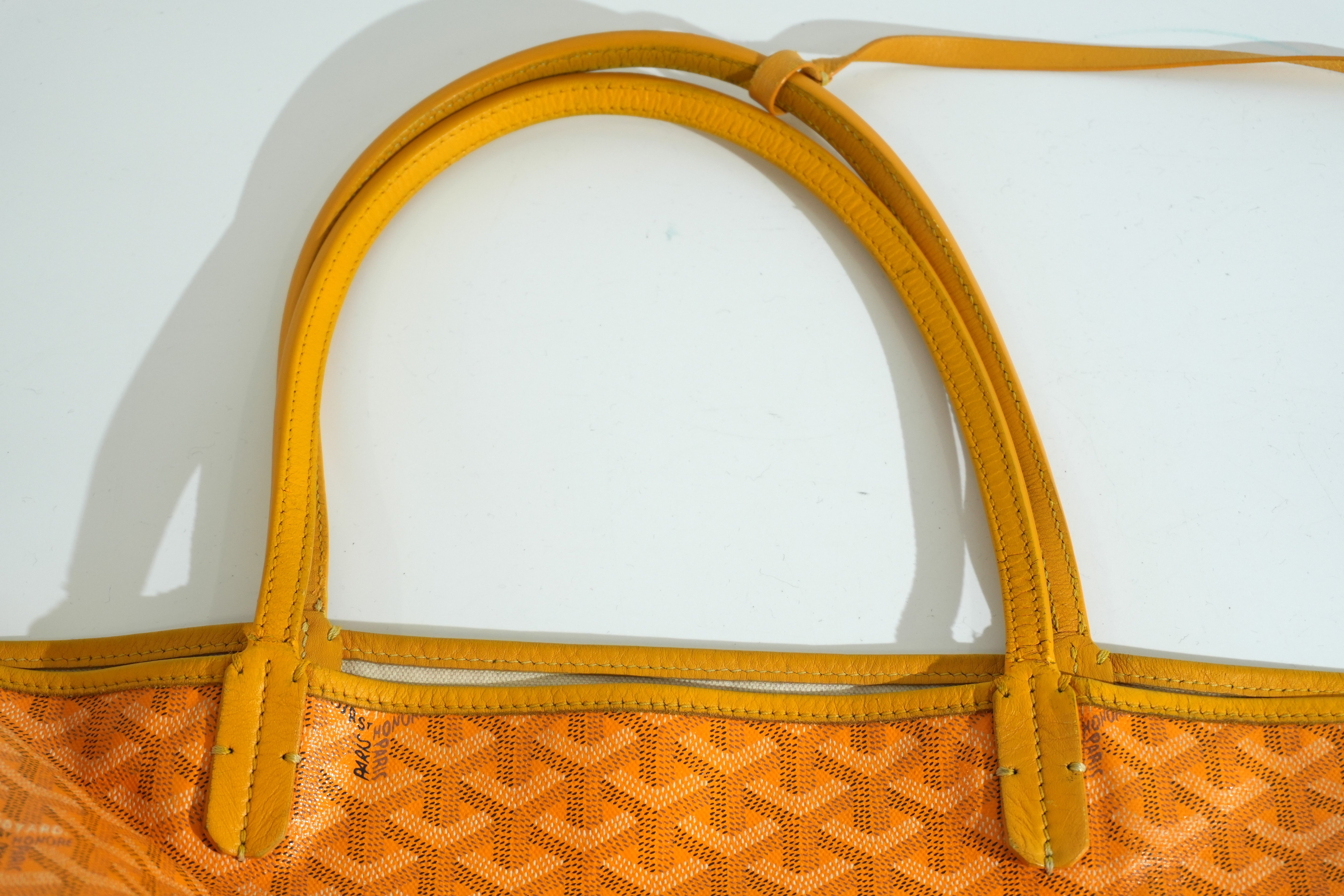 Pre-owned Goyard Saint Louis GM Tote Bag Yellow