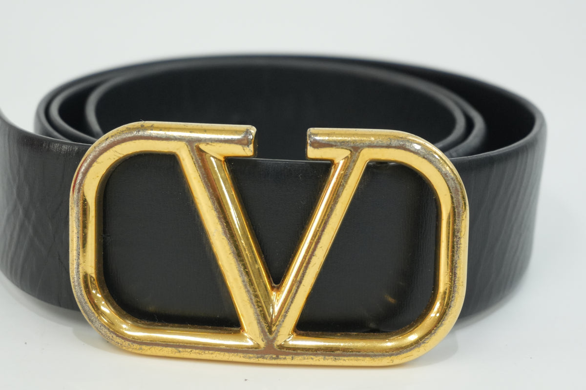 Pre-Owned Valentino Belt Size 90 Black
